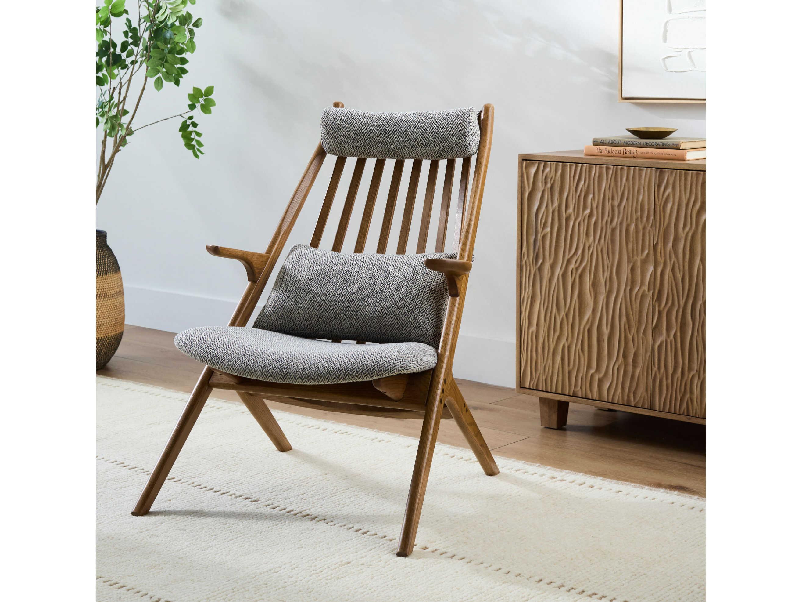 Surya Acworth Brown Accent Chair