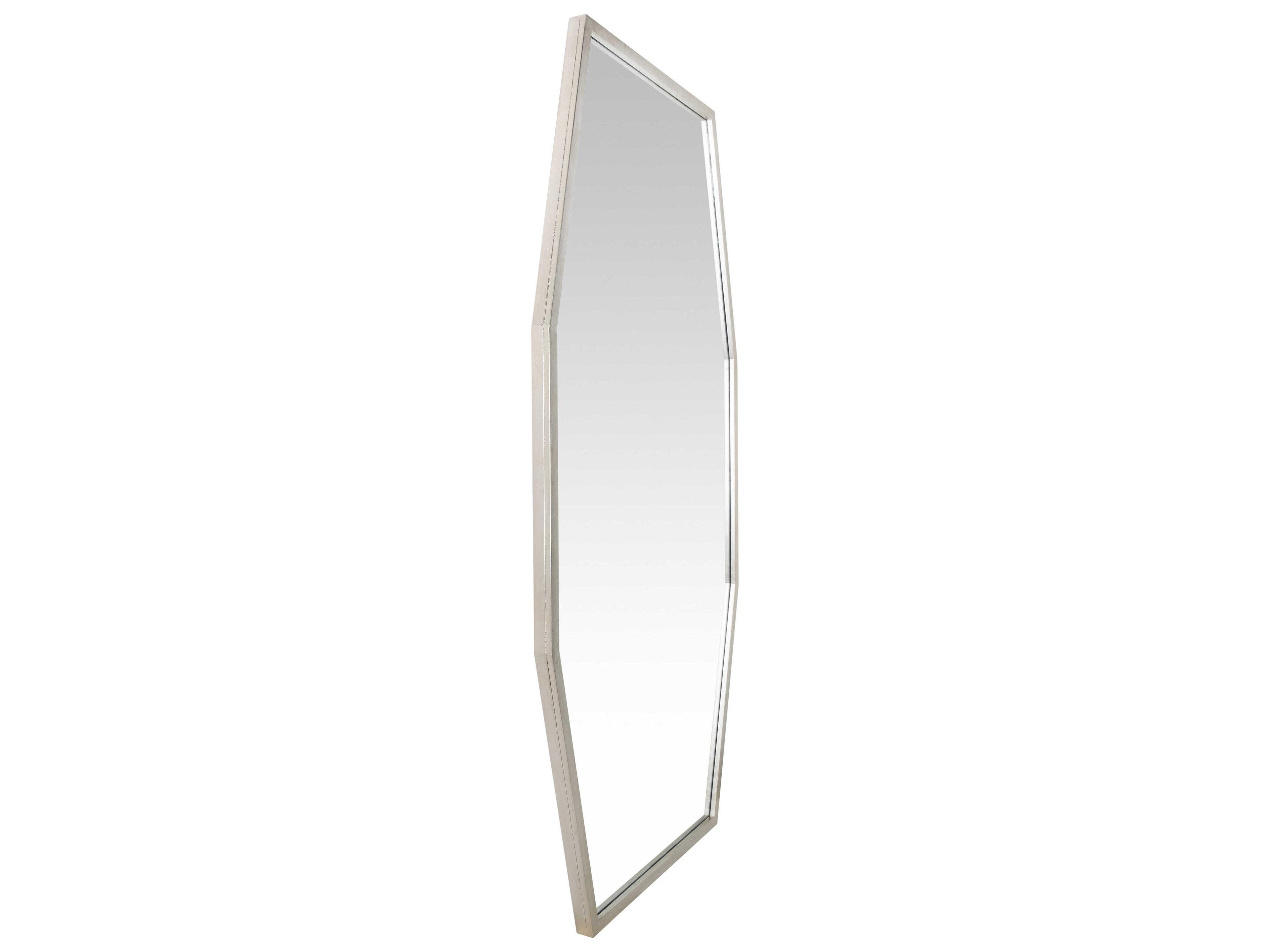 Surya Adams Metallic Silver Wall Mirror