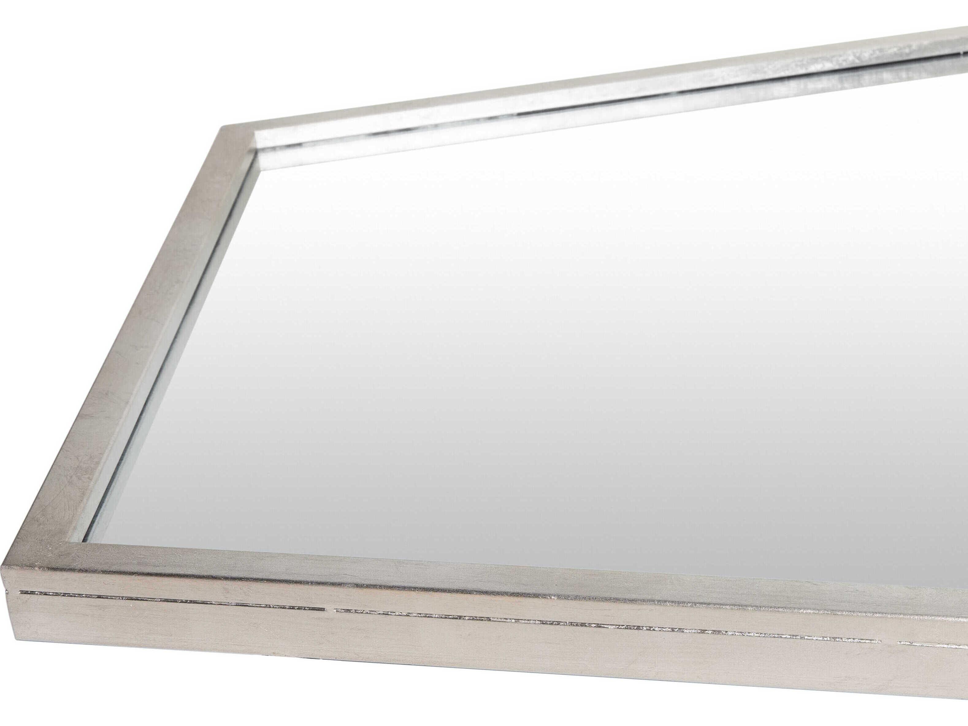 Surya Adams Metallic Silver Wall Mirror