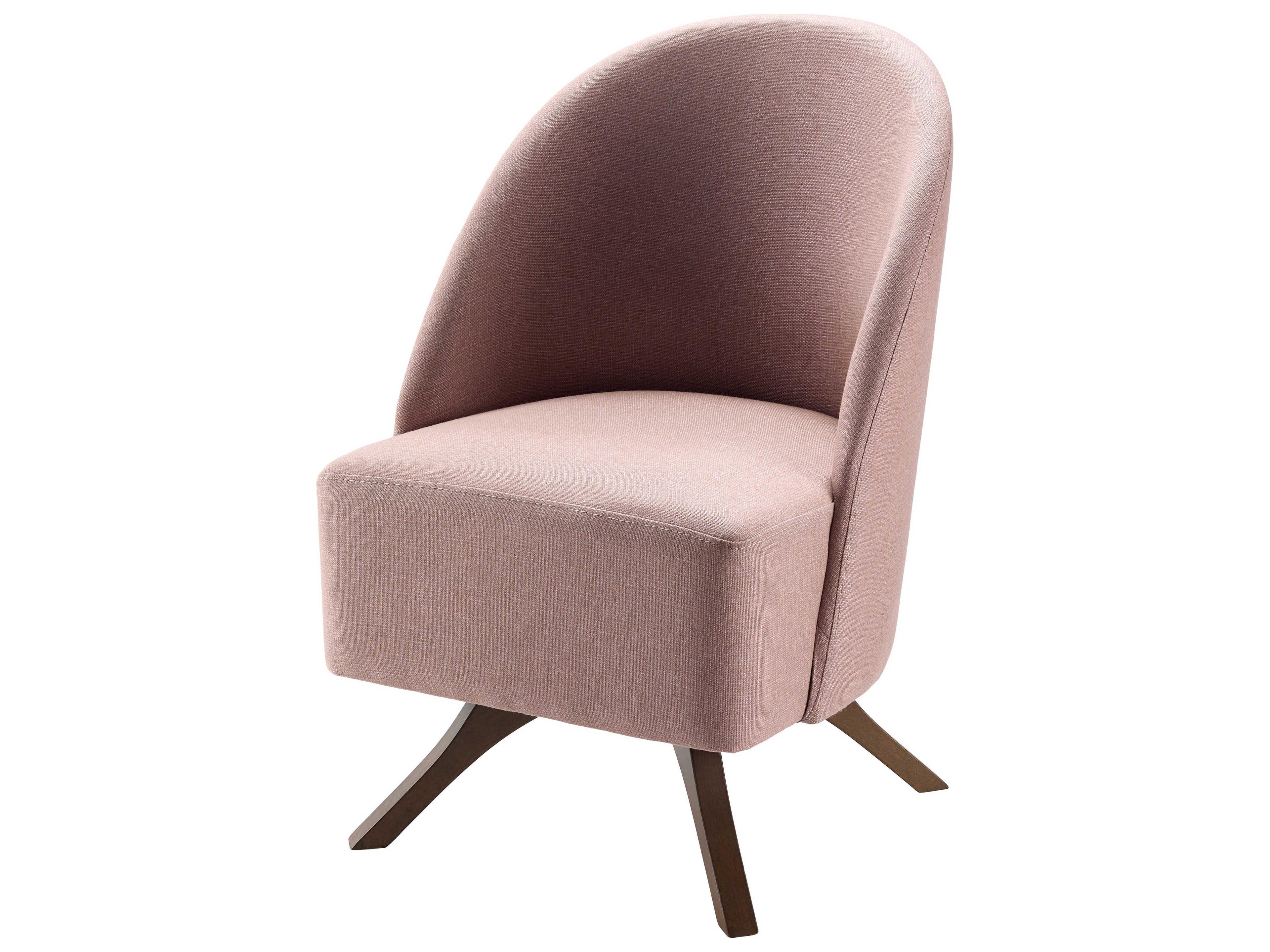 Surya Coda Swivel Pink Fabric Accent Chair