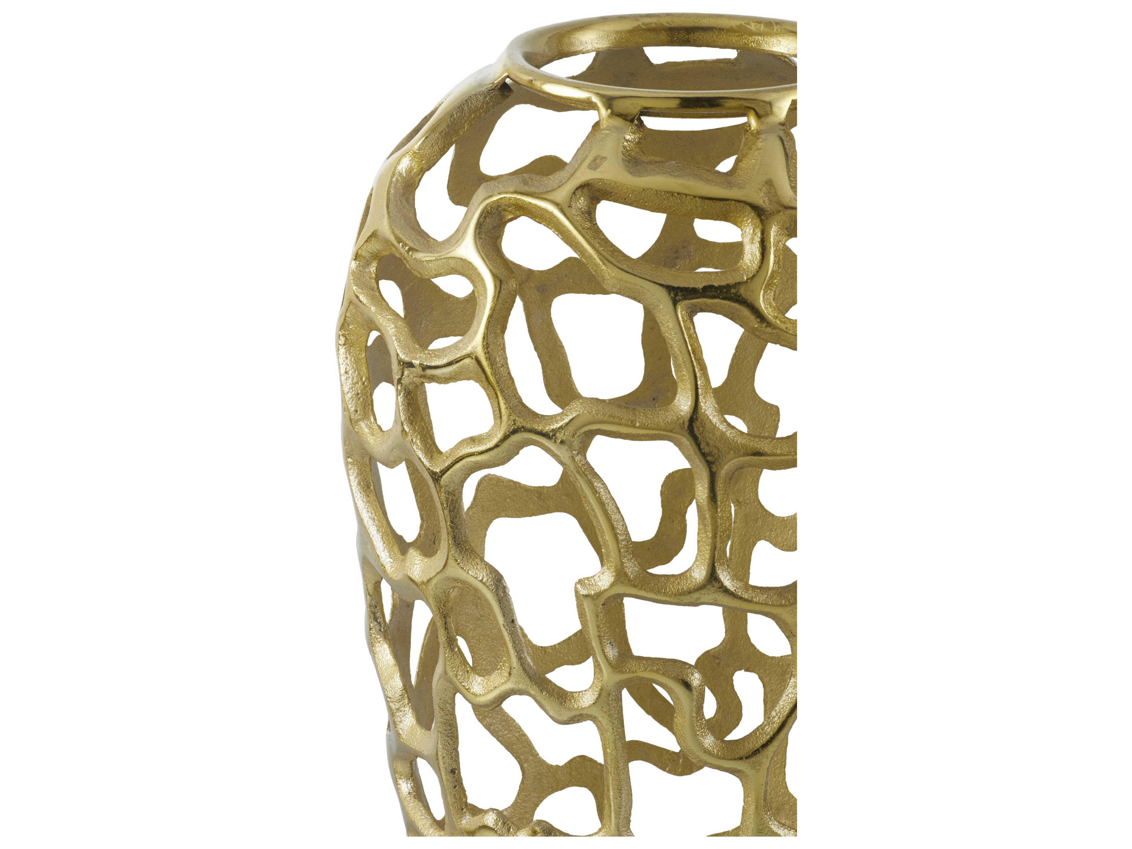 Surya Angad Metallic Brass Vase
