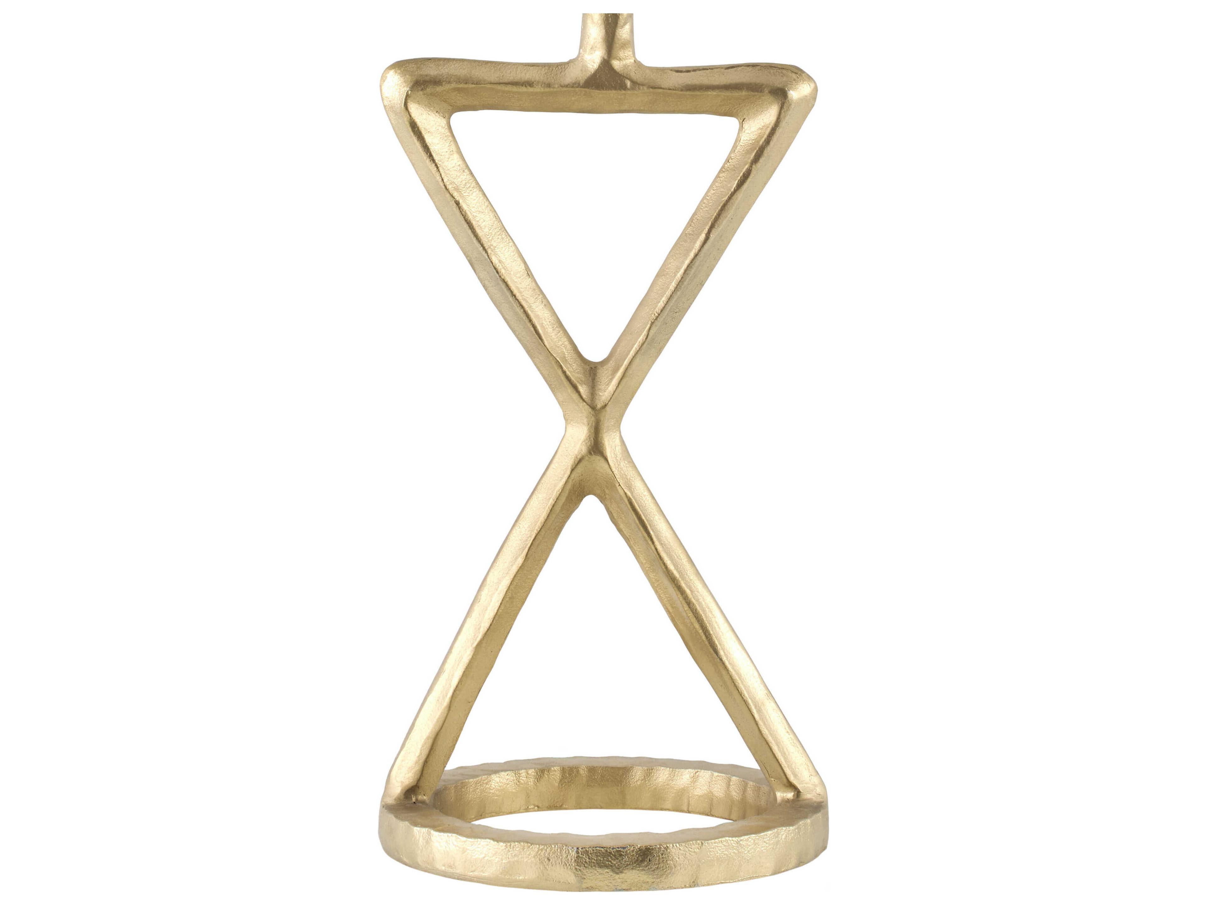 Surya Adaje Gold Beige Cotton Buffet Lamp