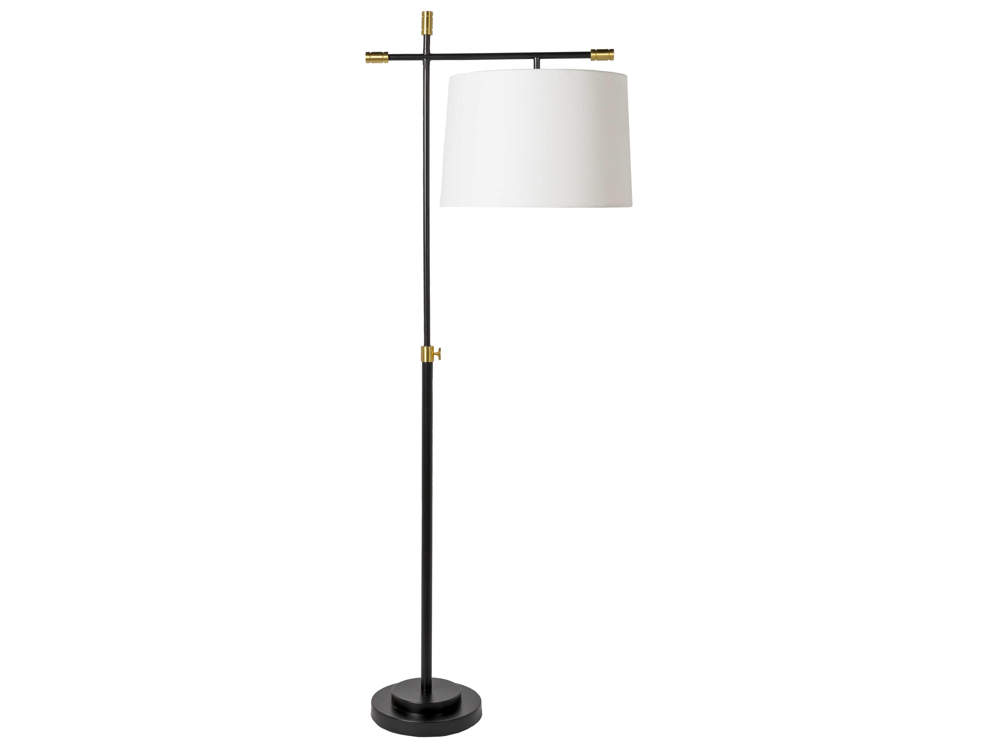 Surya Aberdeen Black Floor Lamp