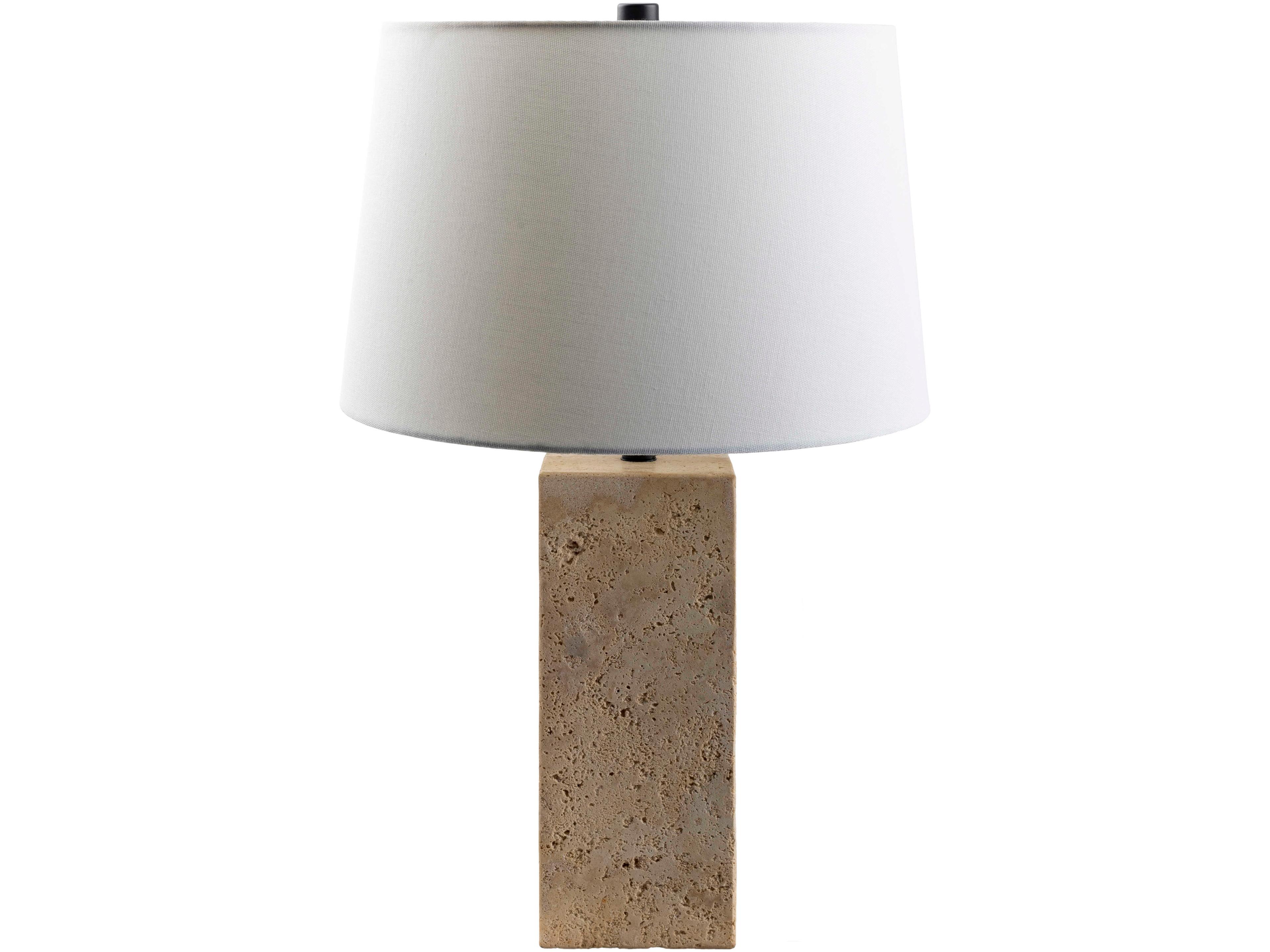 Surya Agate Brown Table Lamp