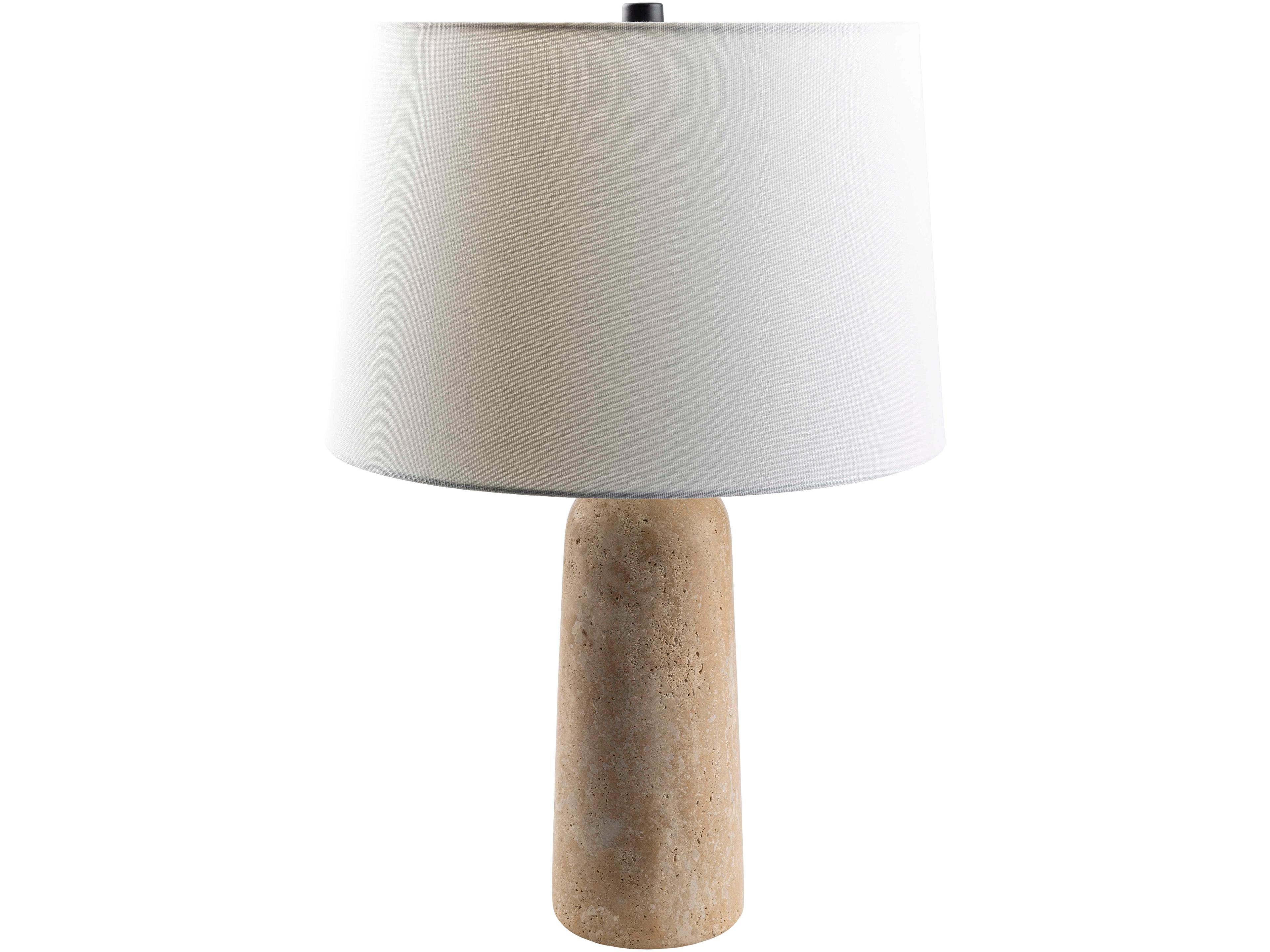 Surya Agate Brown Table Lamp
