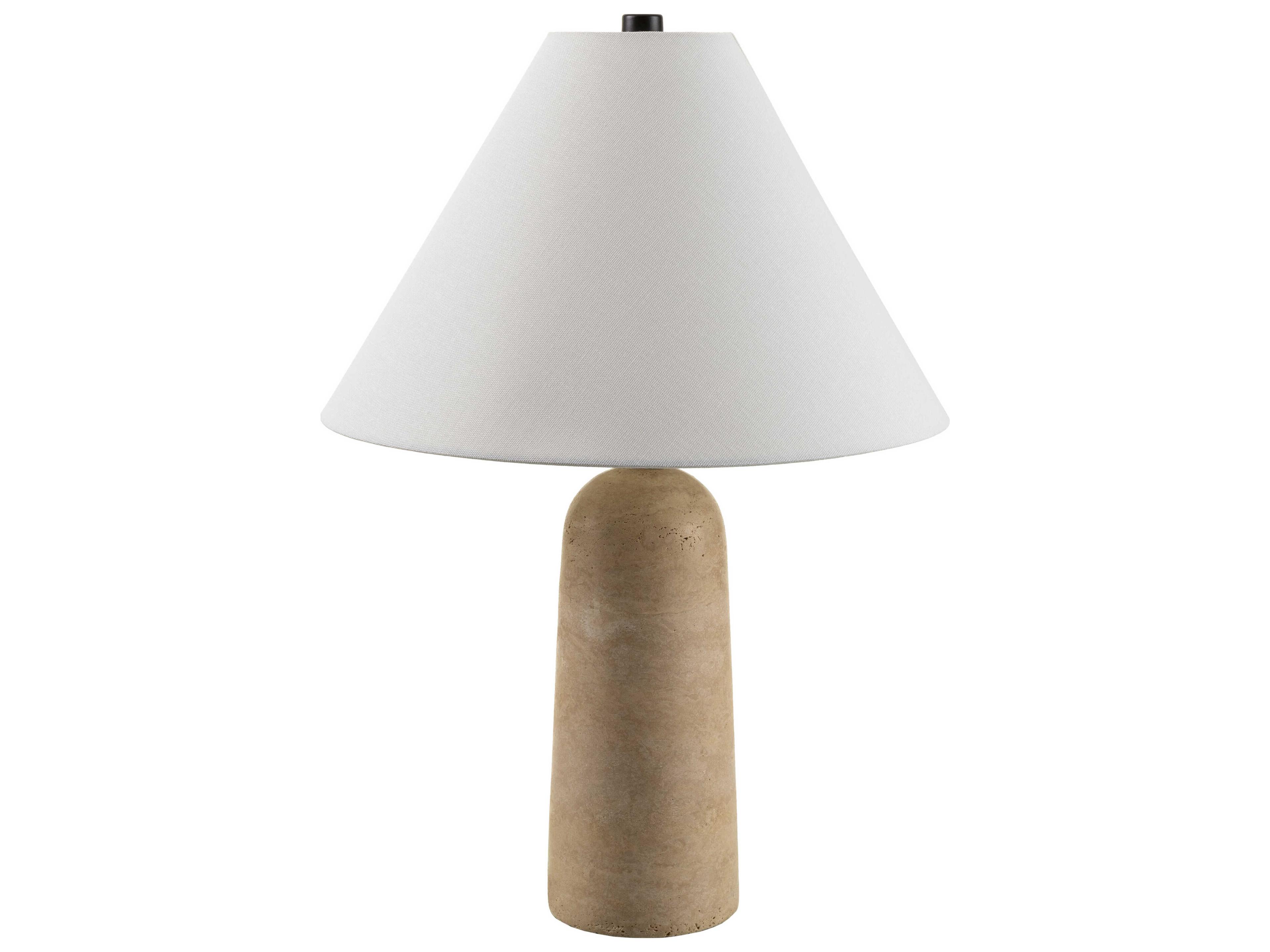 Surya Agate Brown Table Lamp