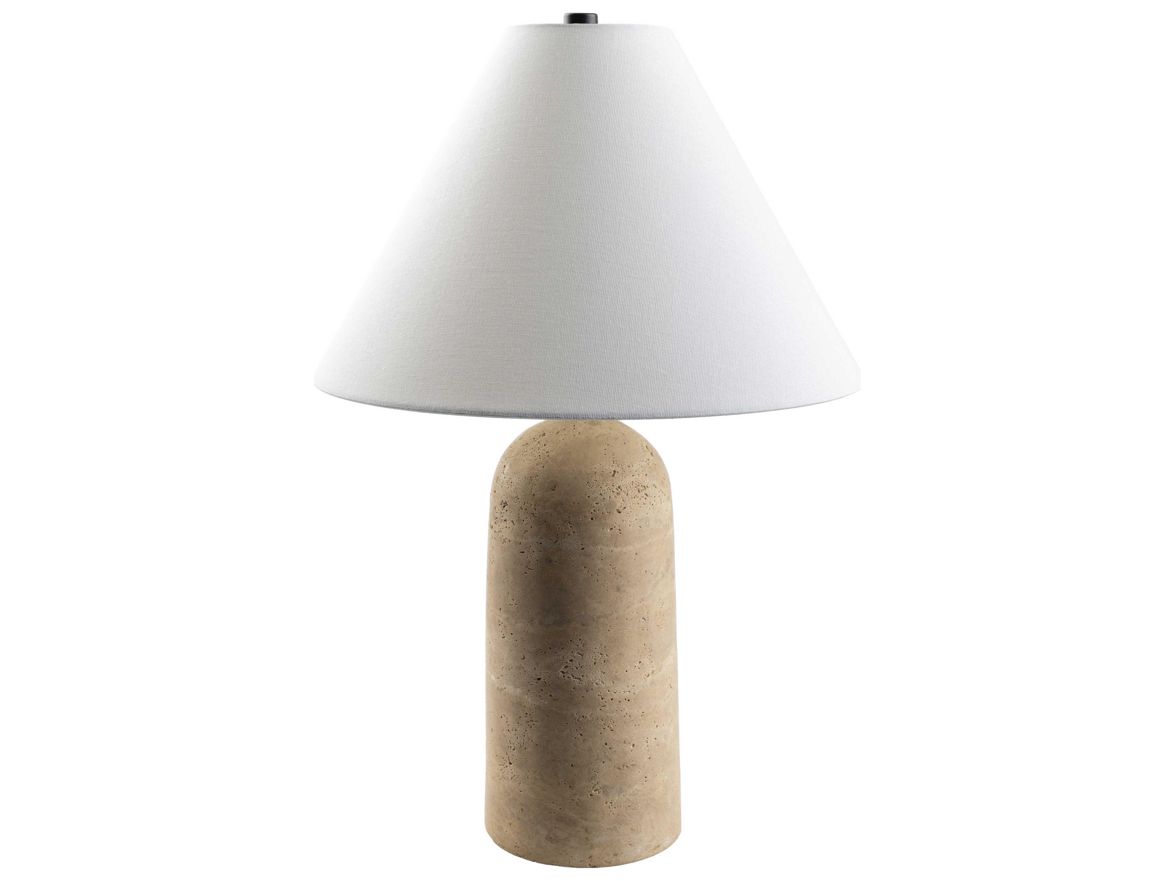 Surya Agate Brown Table Lamp