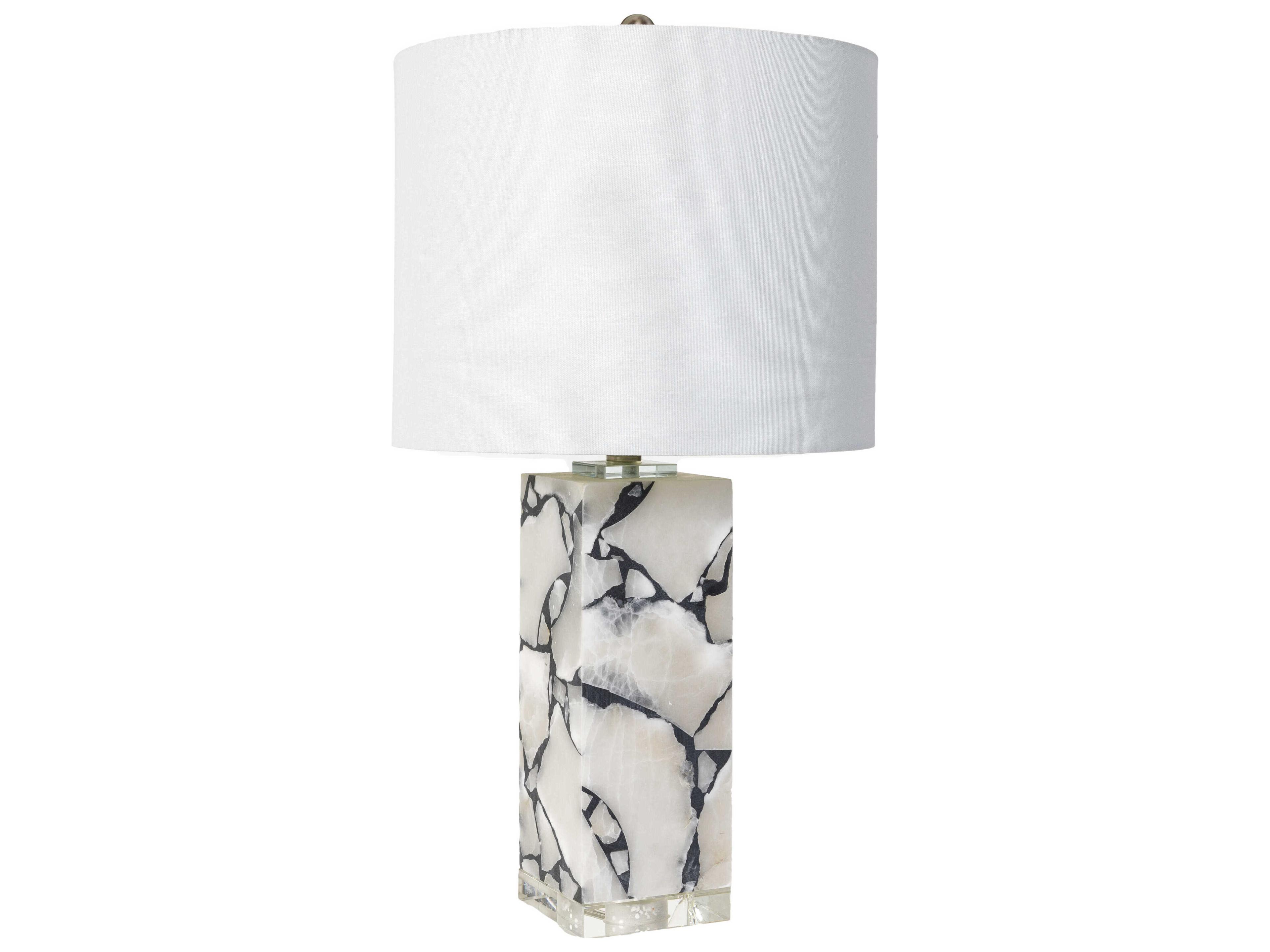 Surya Angelo White Buffet Lamp
