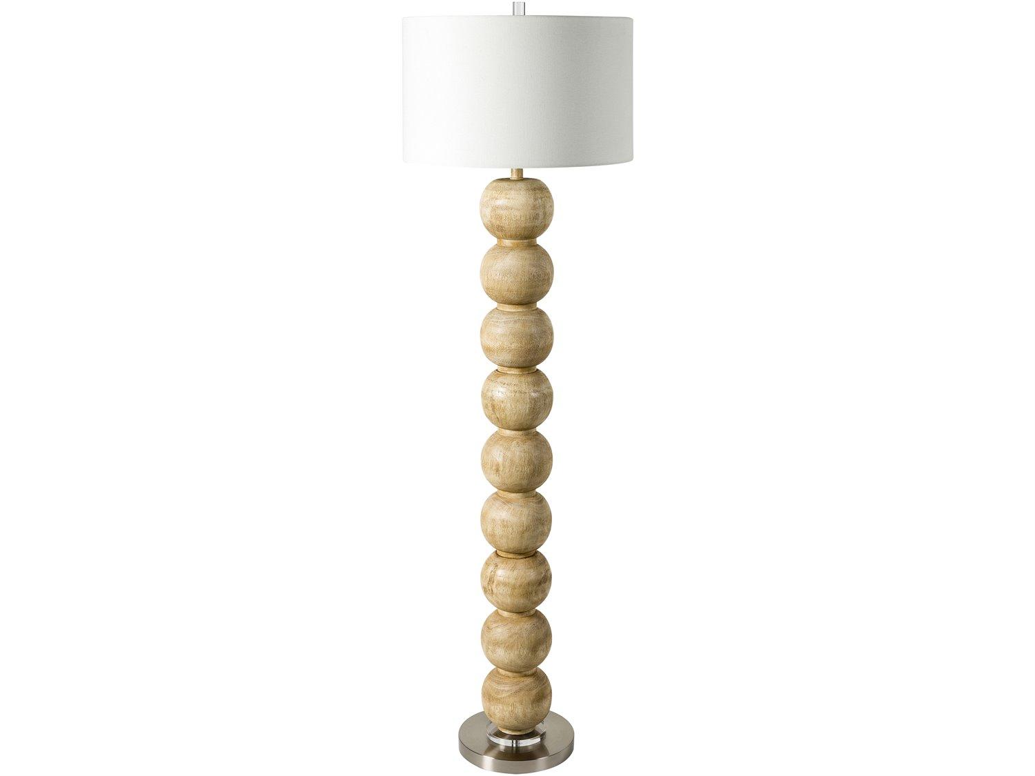 Surya Algarve Beige Brown Floor Lamp