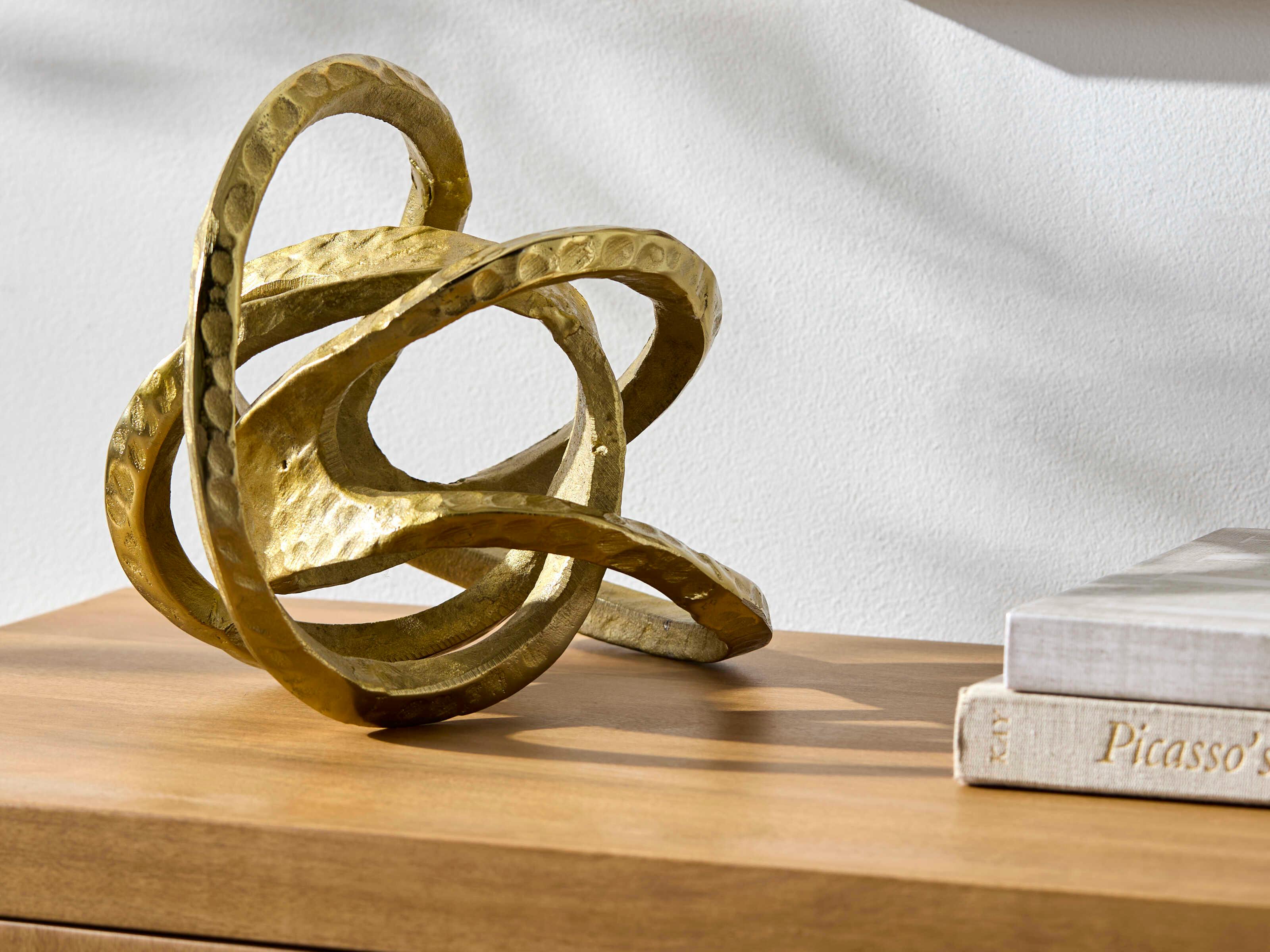 Surya Zahira Metallic Brass Sculpture