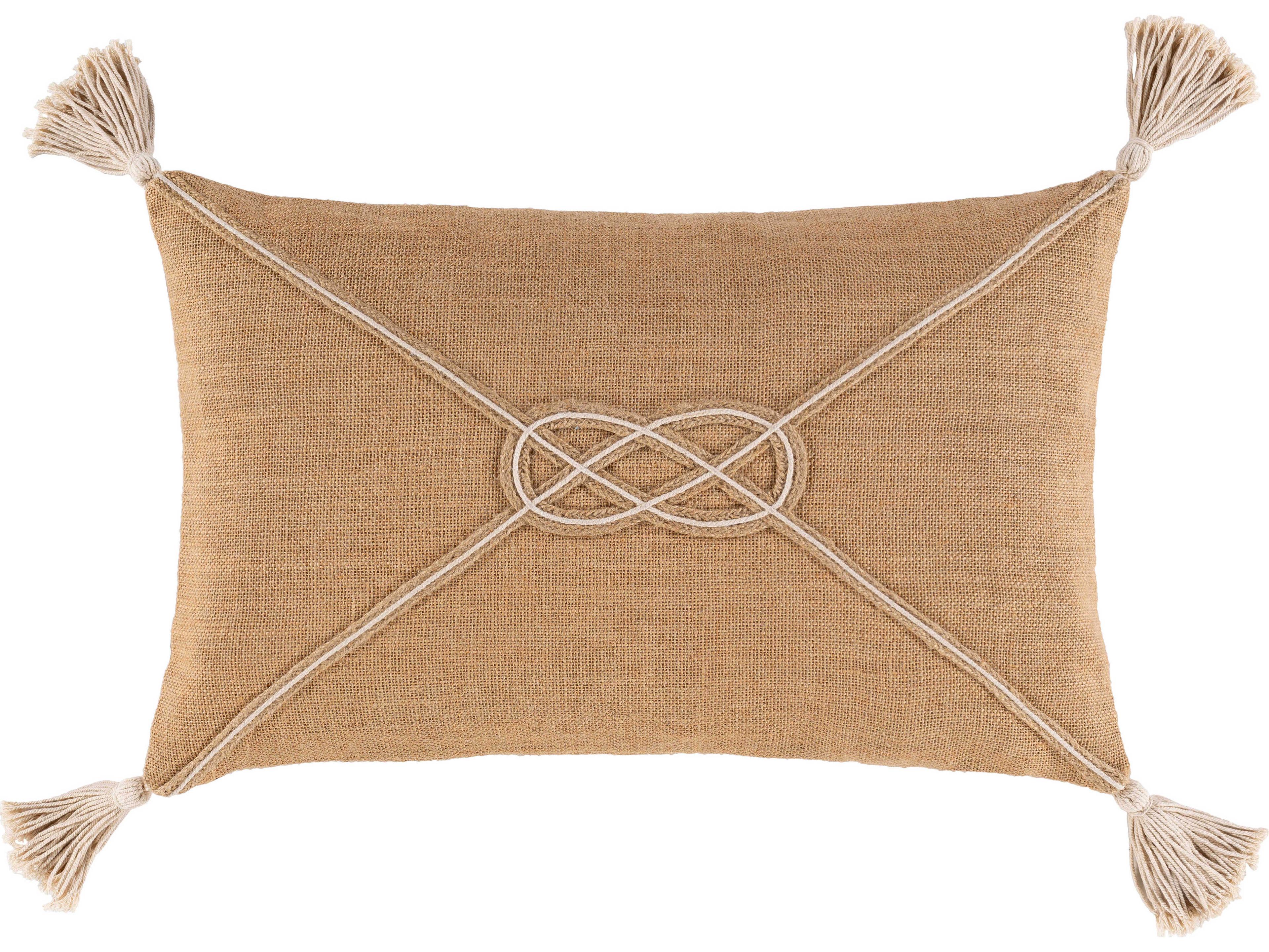 Surya Marion Brown / Light Gray Pillow