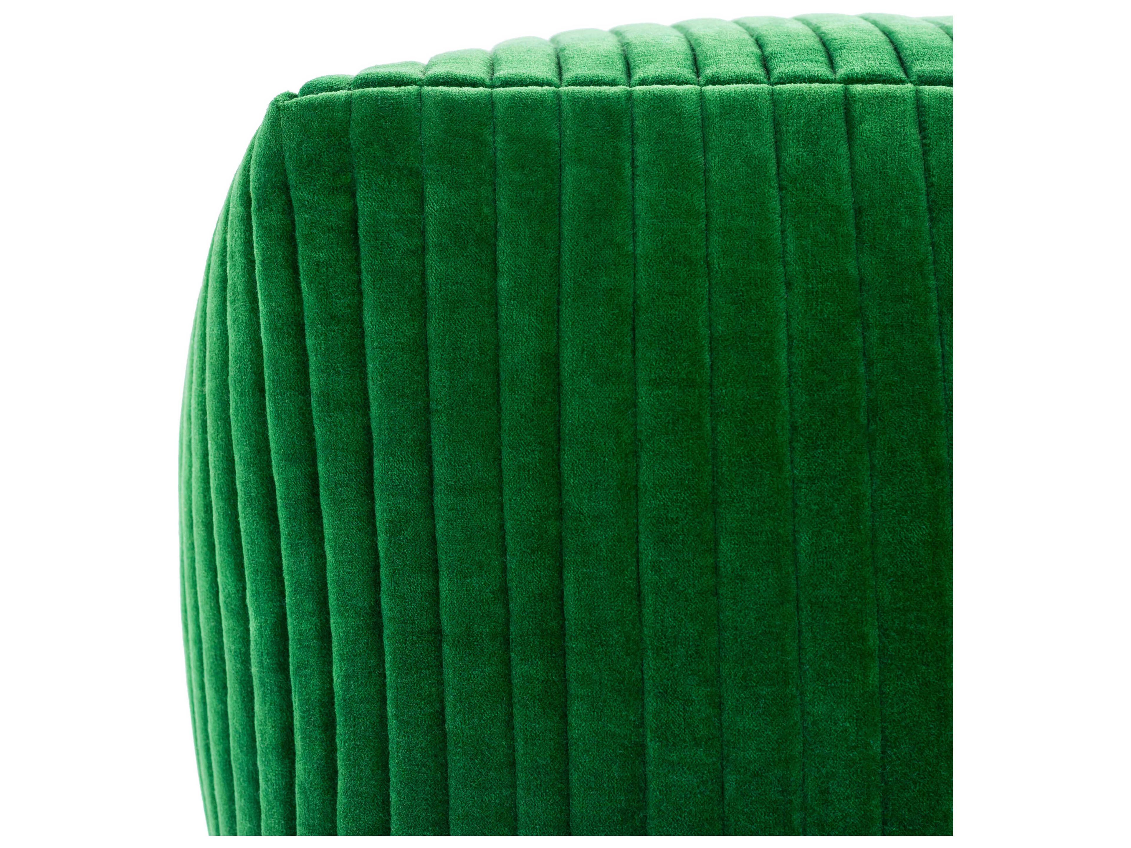 Surya Arianna Grass Green Upholstered Ottoman