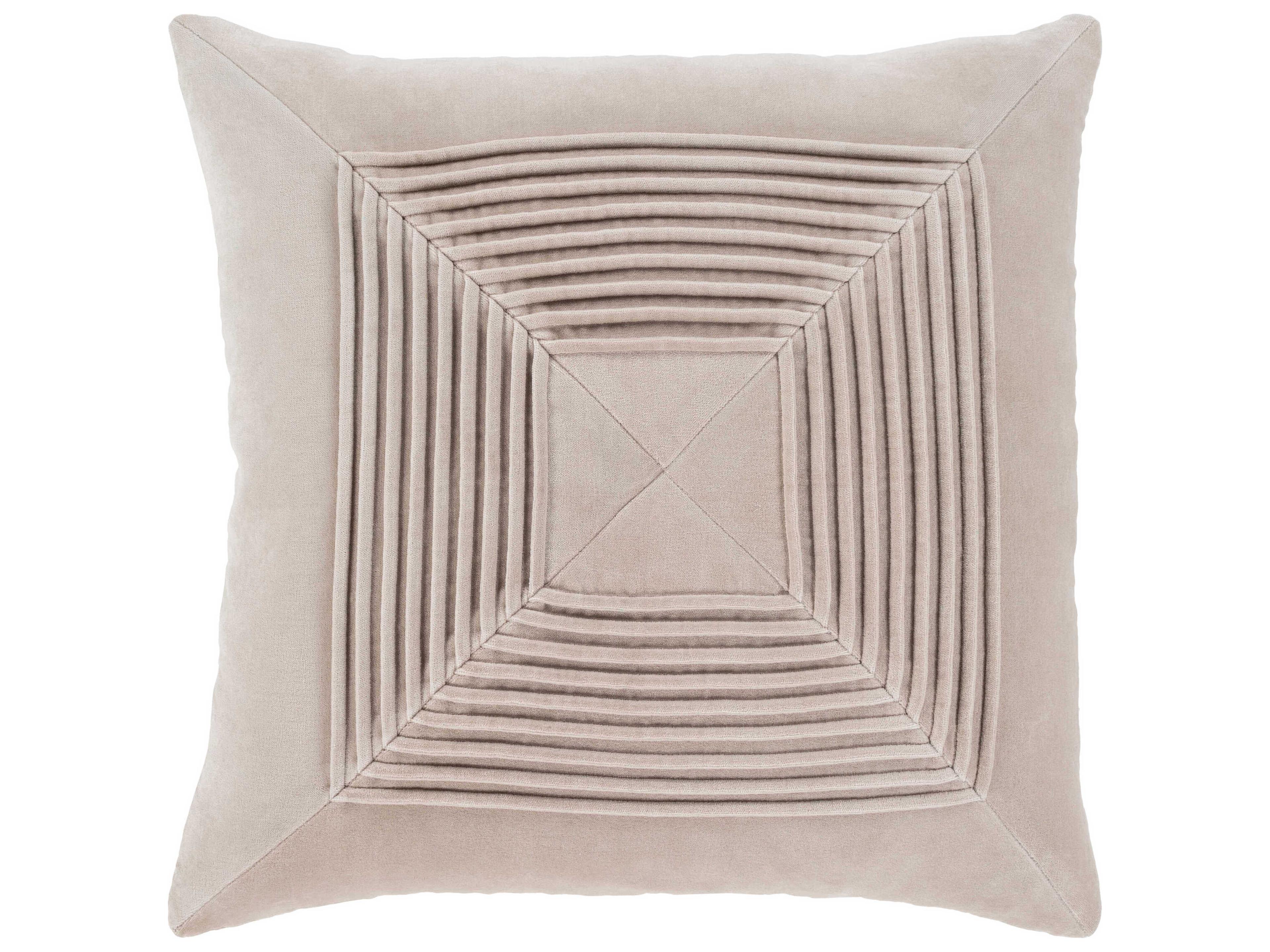 Surya Akira Light Beige Pillow