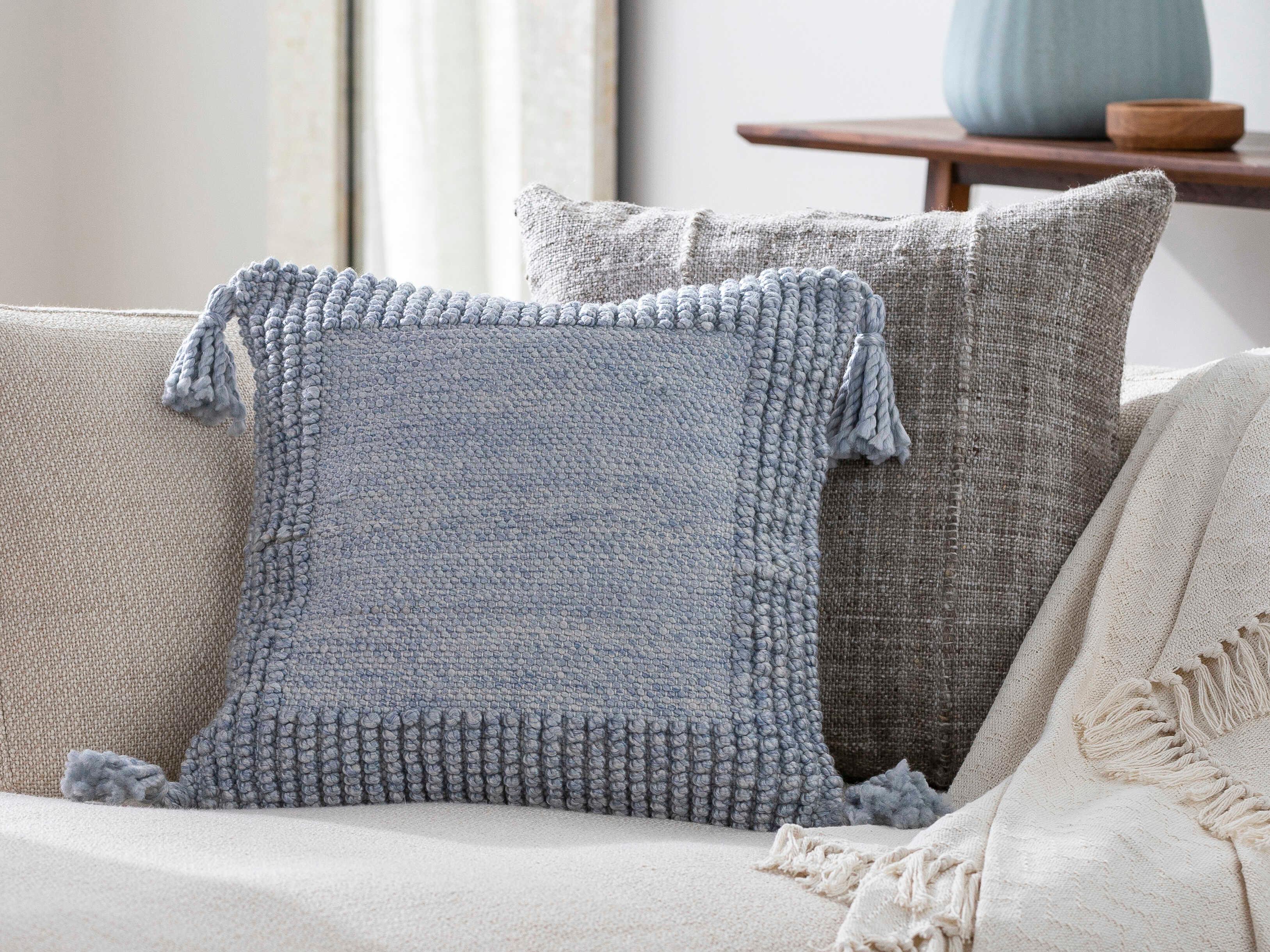Surya Alaric Pale Blue Pillow