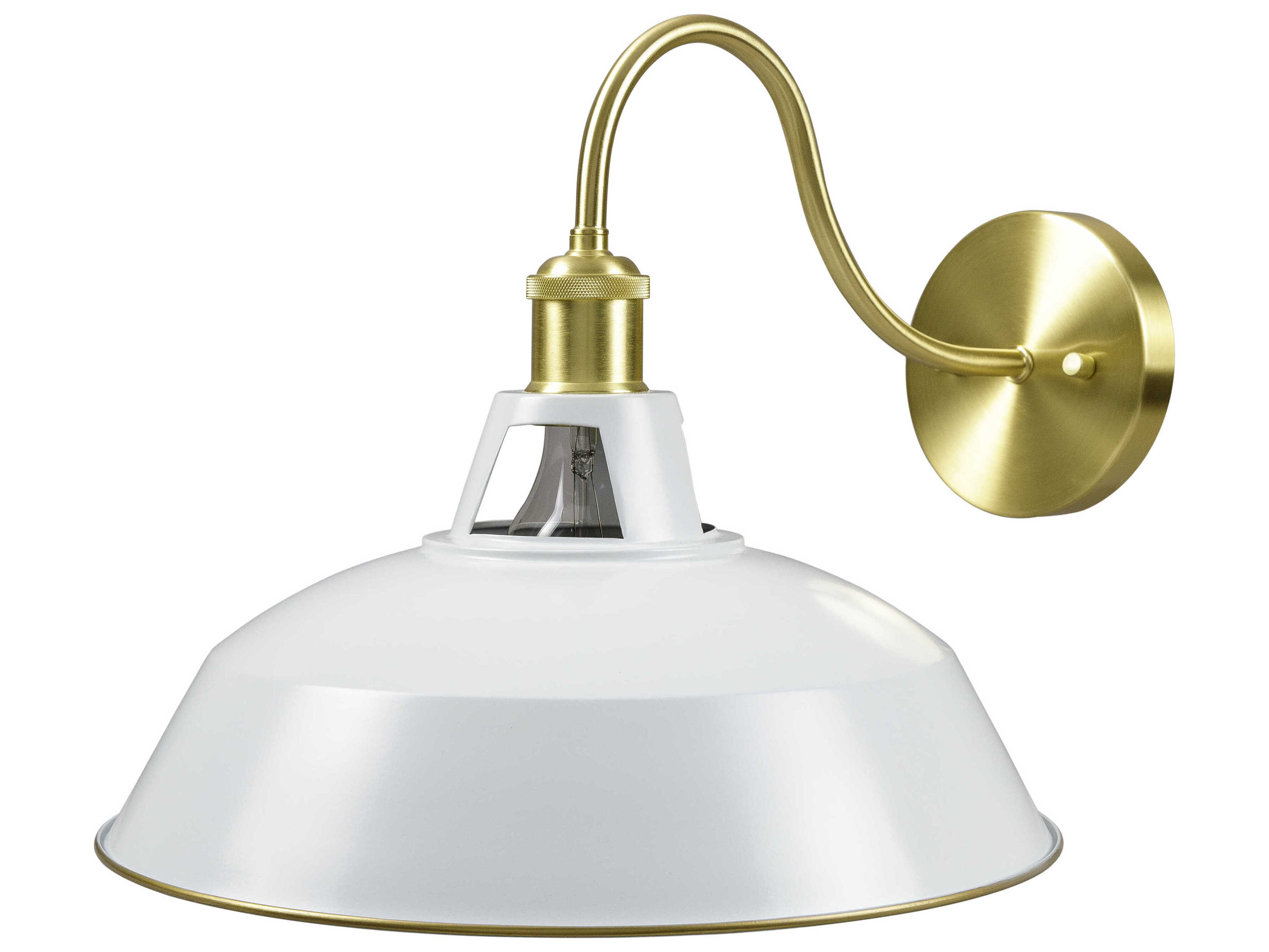 Surya Ammi 1-Light Brass Wall Sconce