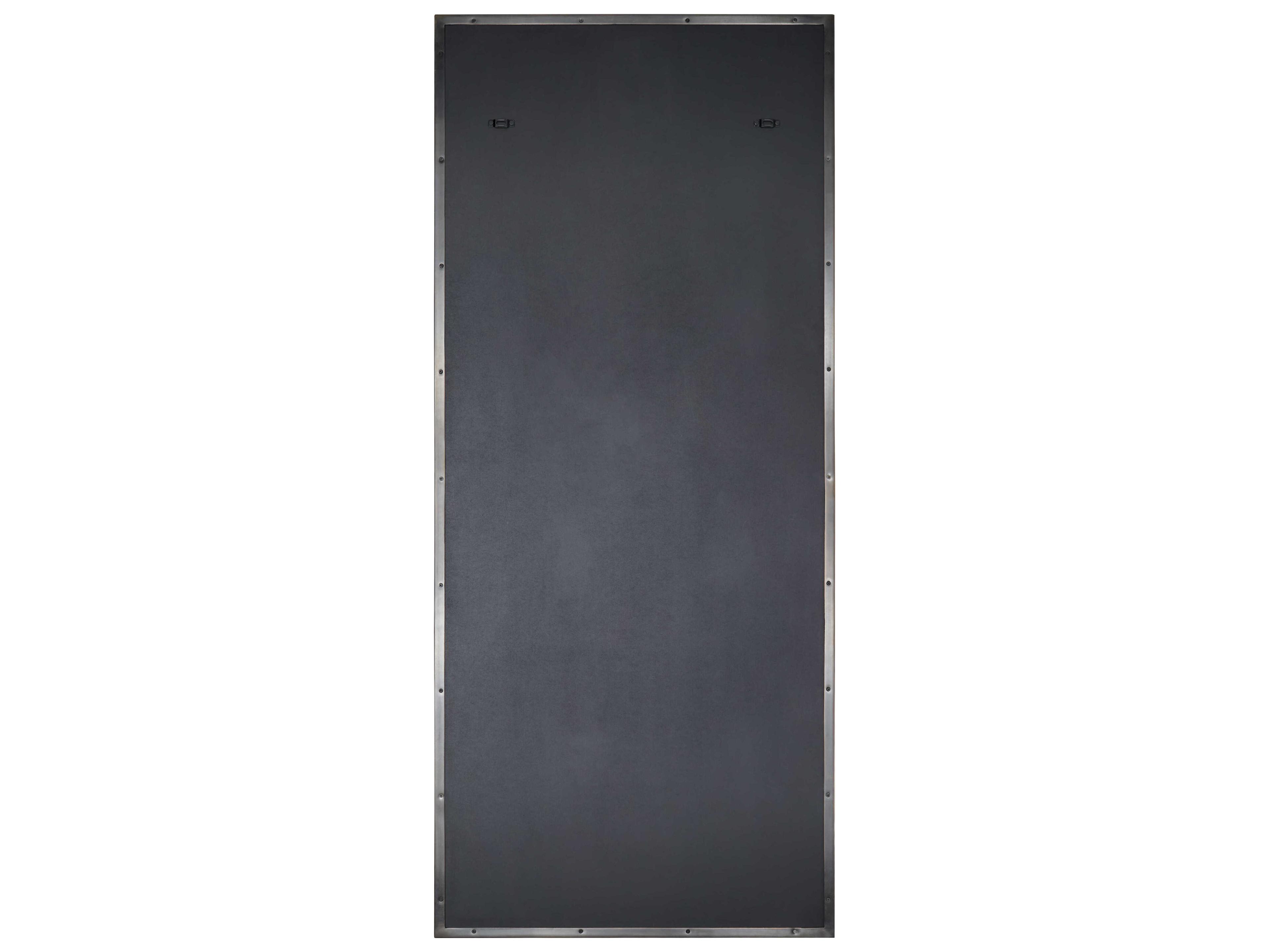 Surya Amvria Black Rectangular Floor Mirror