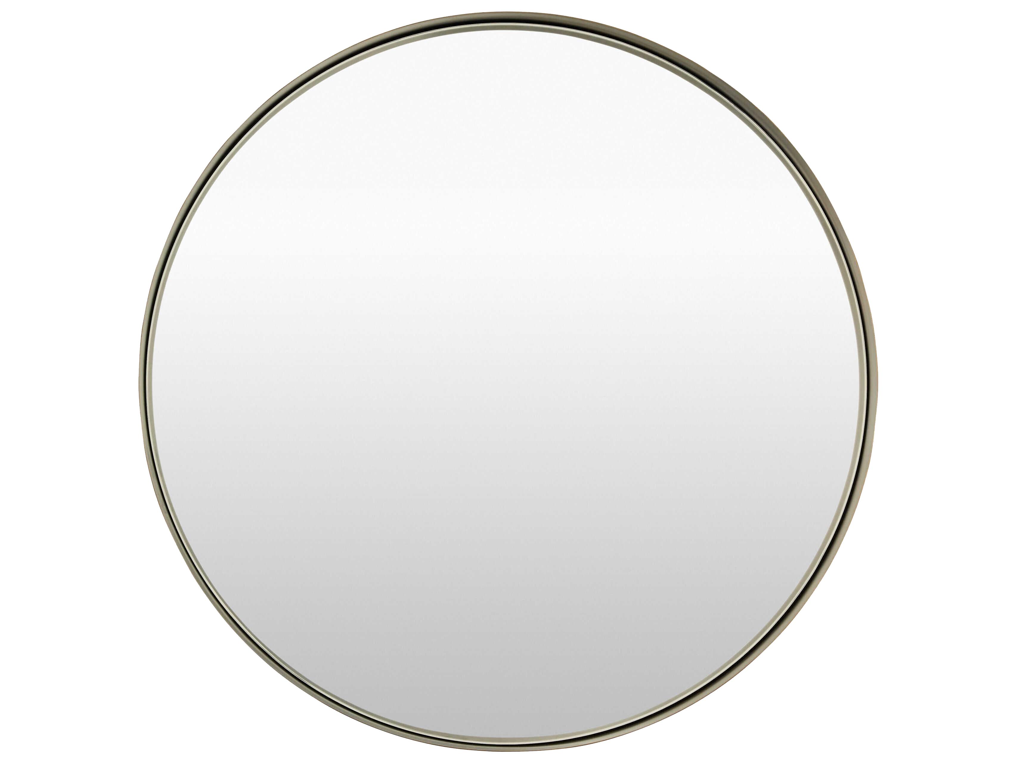 Surya Amvria Black Round Wall Mirror