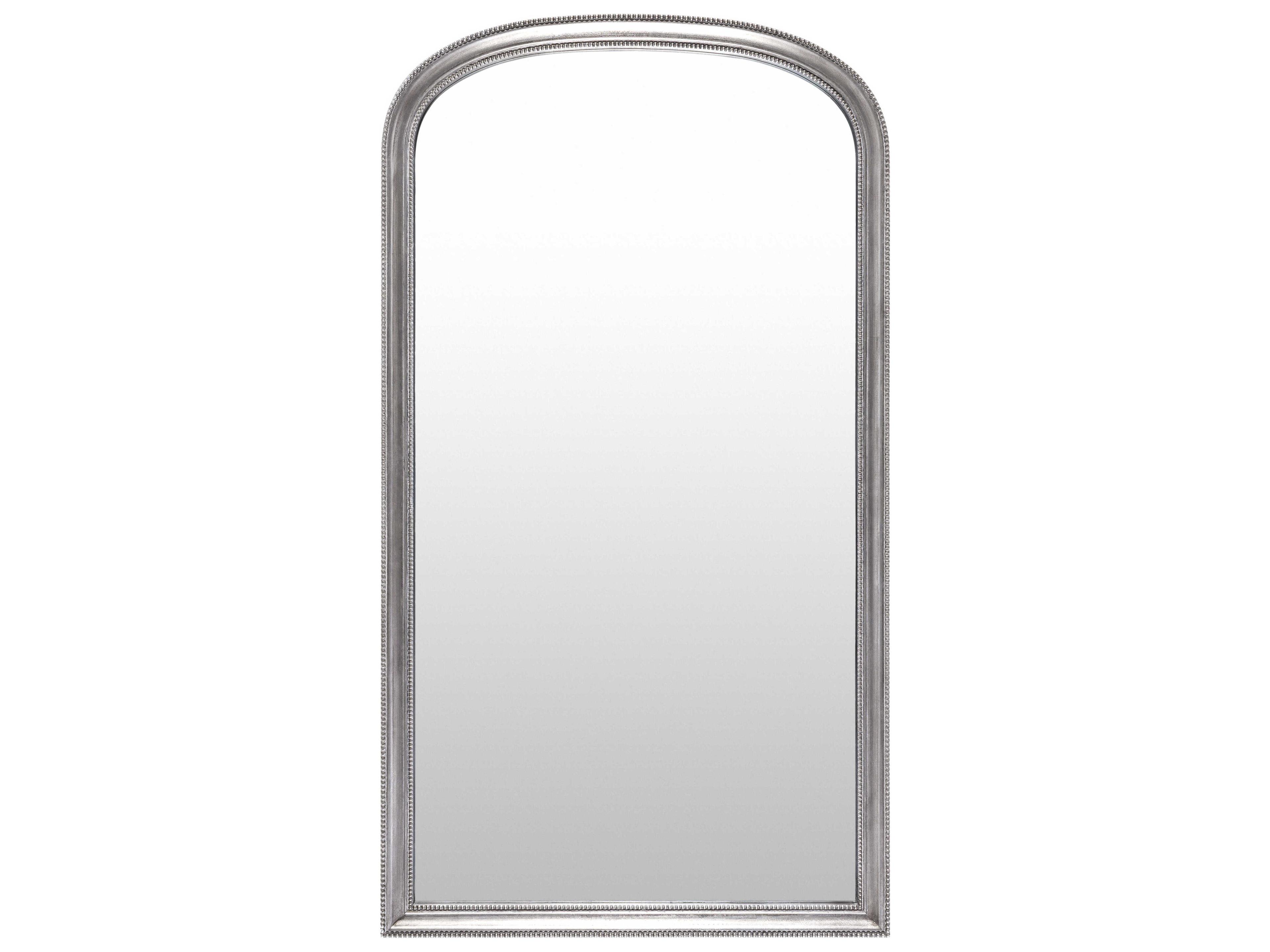 Surya Nalanda Metallic Silver Floor Mirror