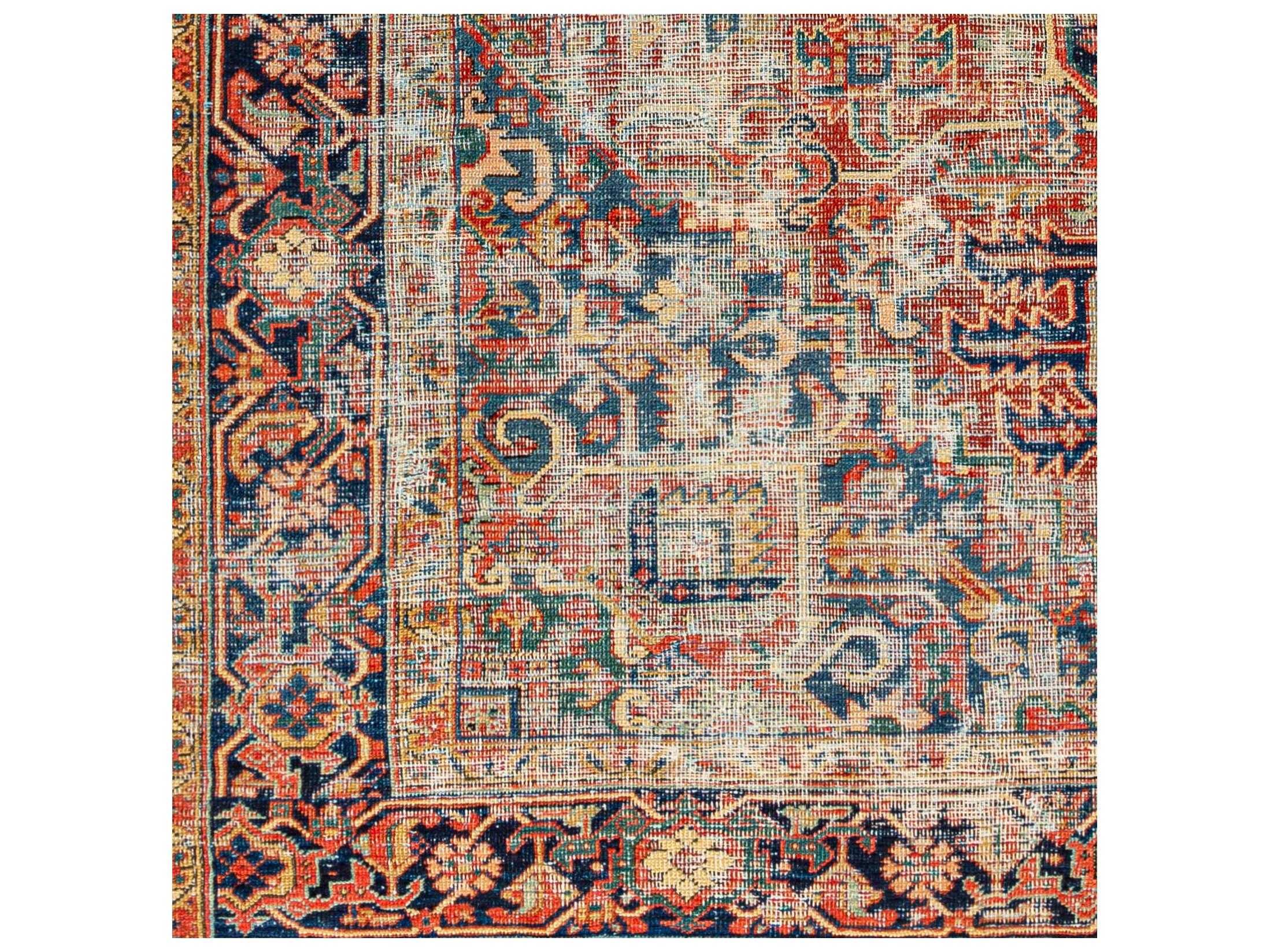 Surya Antique One Of A Kind Bordered Area Rug