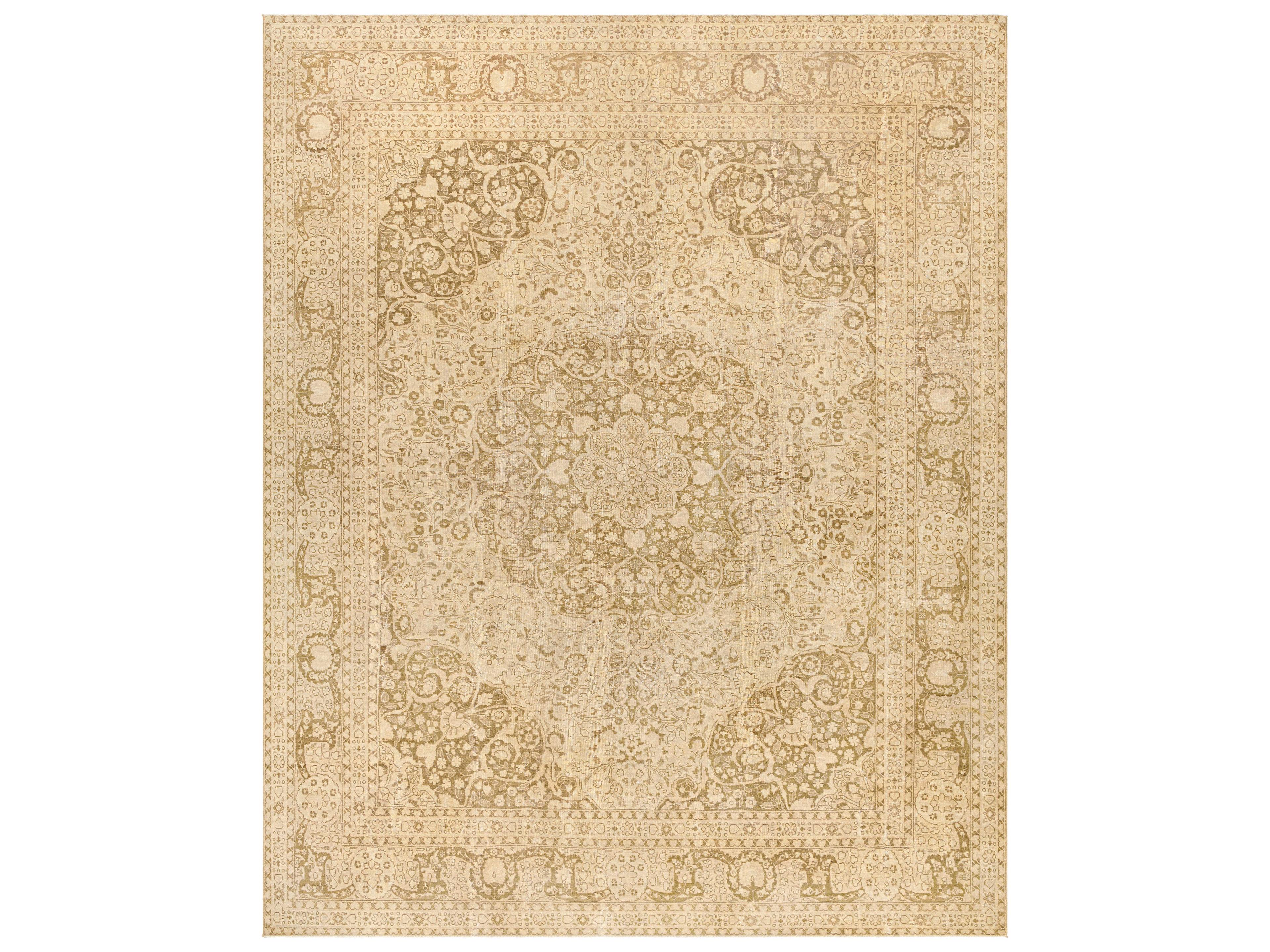 Surya Antique One Of A Kind Bordered Area Rug