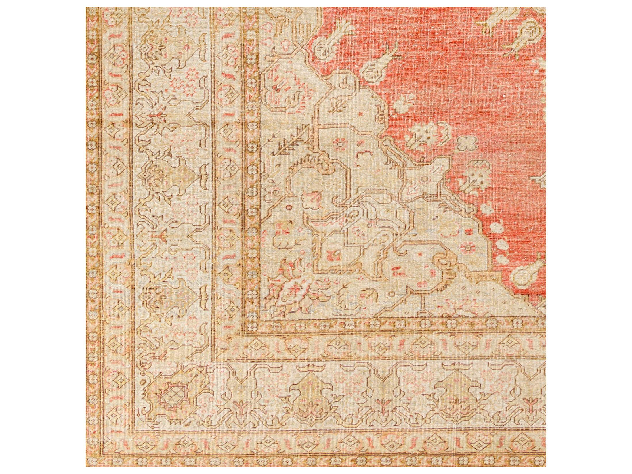 Surya Antique One Of A Kind Bordered Area Rug