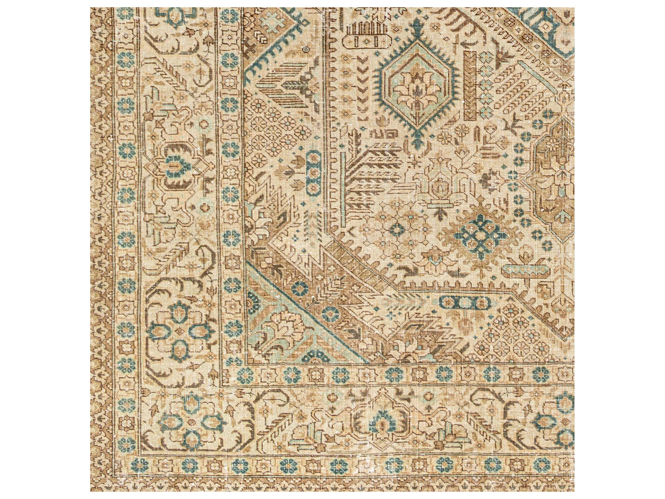 Surya Antique One Of A Kind Bordered Area Rug