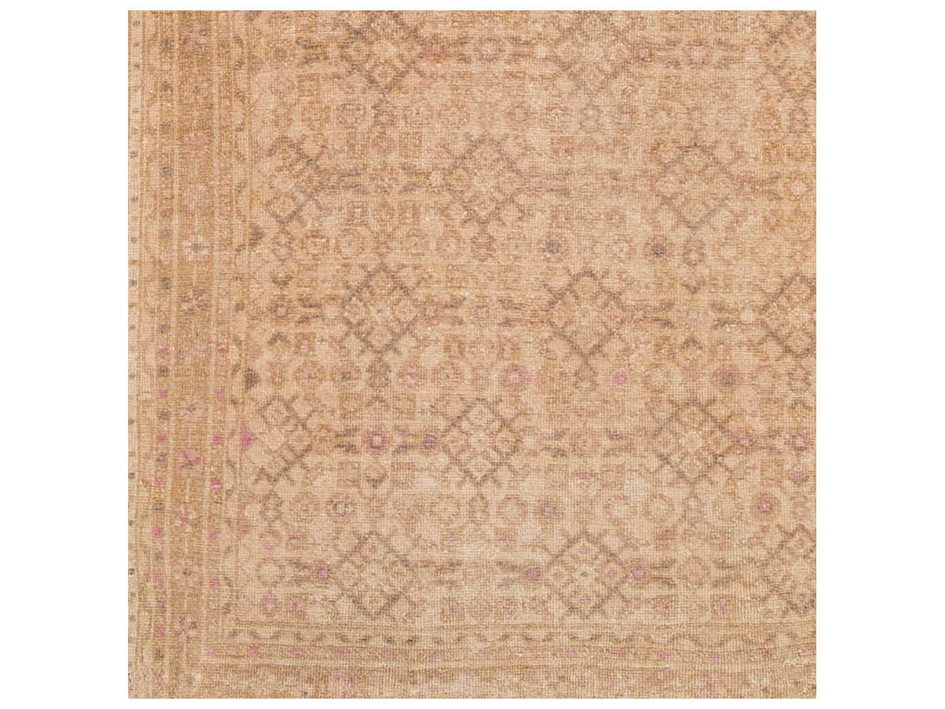 Surya Antique One Of A Kind Bordered Runner Area Rug