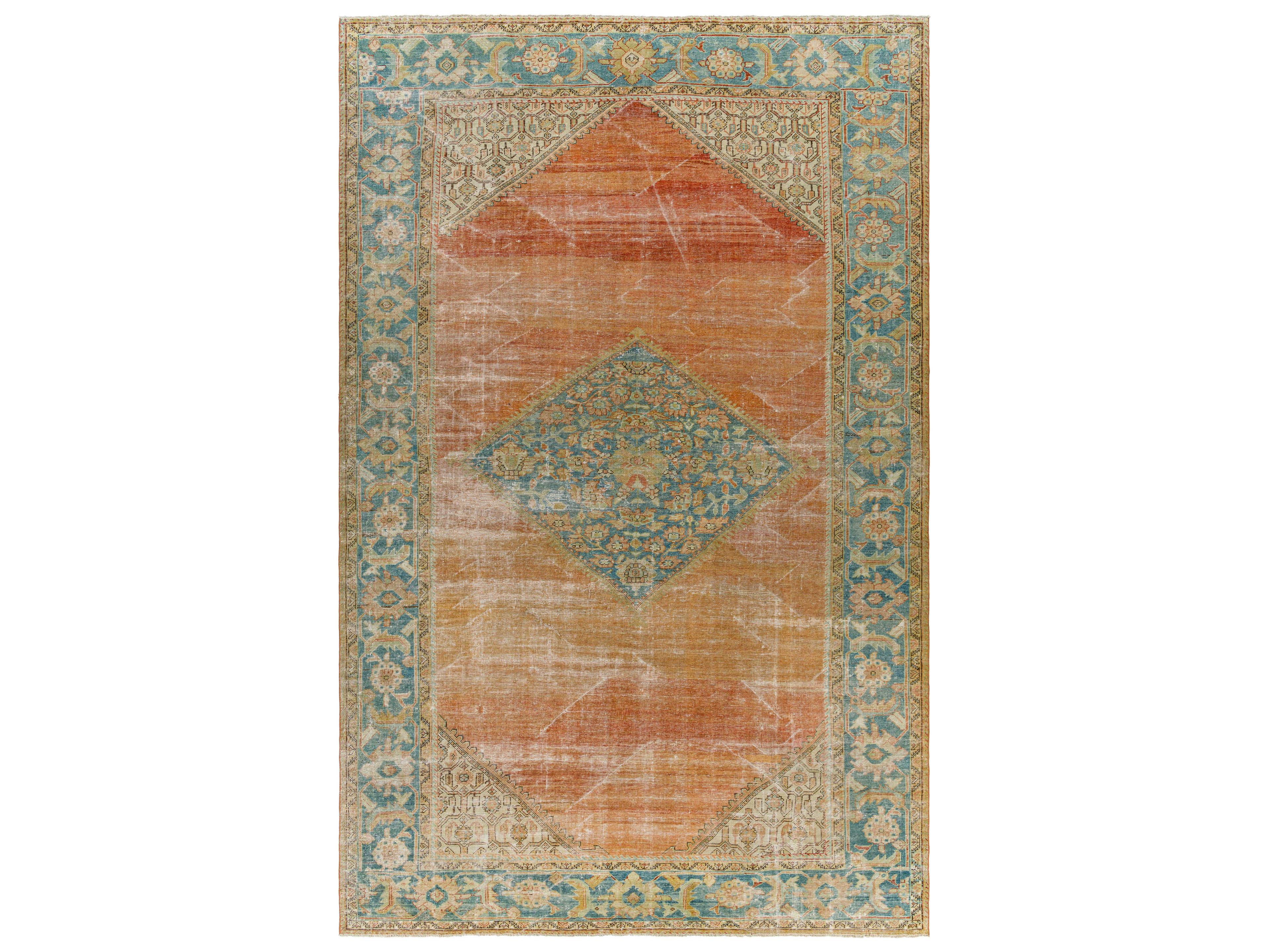 Surya Antique One Of A Kind Bordered Area Rug
