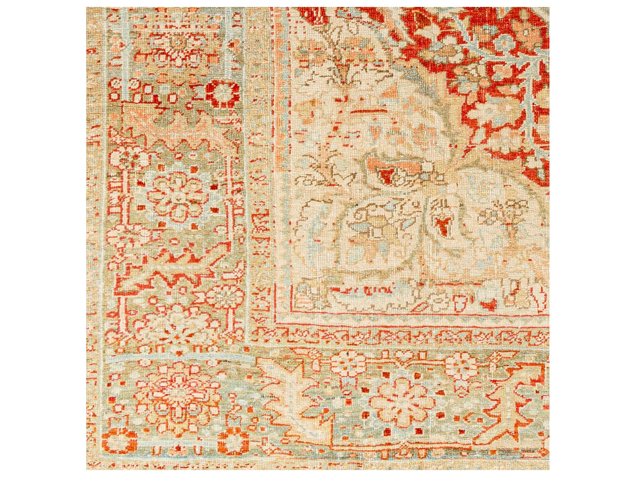 Surya Antique One Of A Kind Bordered Area Rug