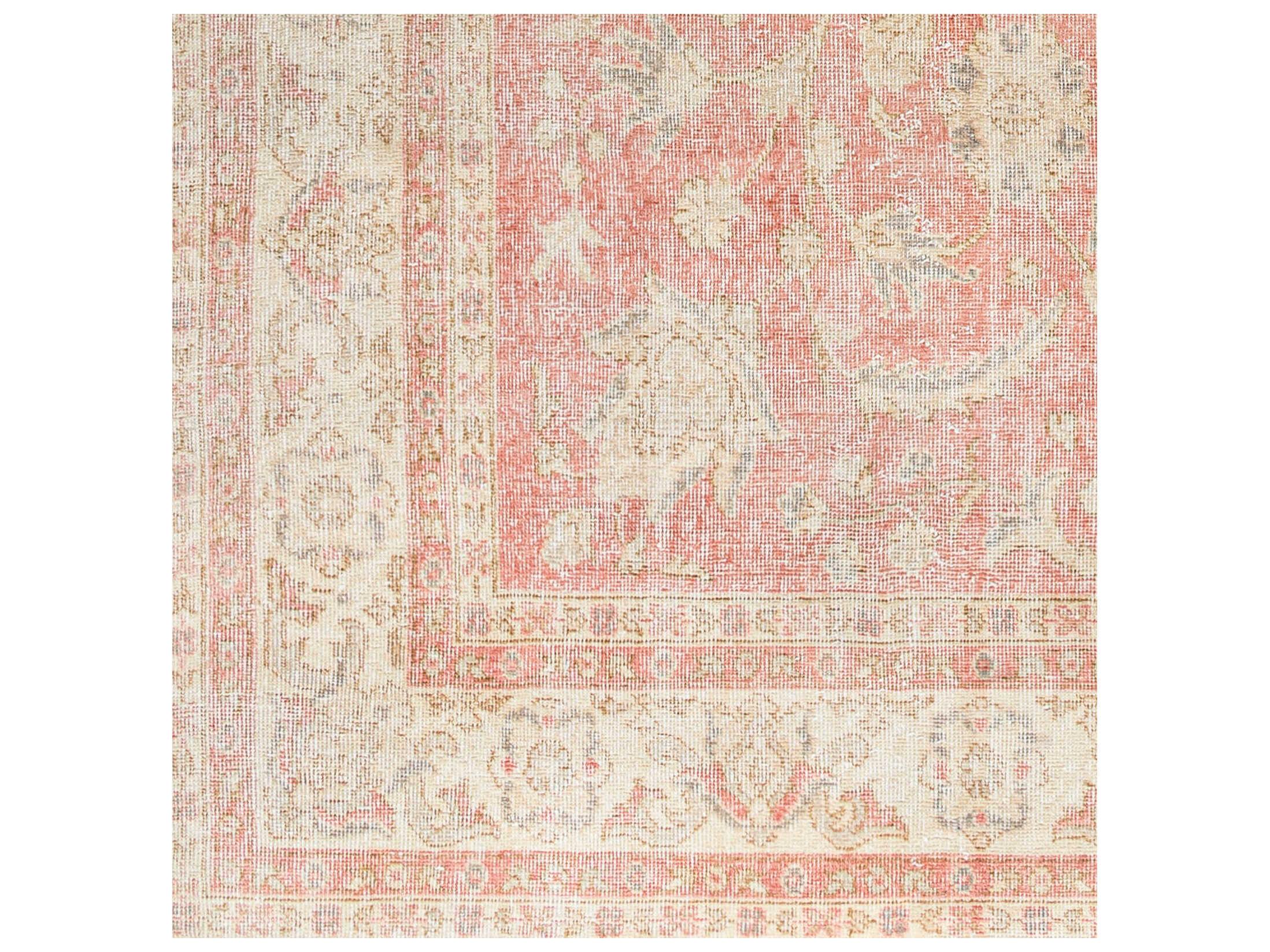 Surya Antique One Of A Kind Bordered Area Rug