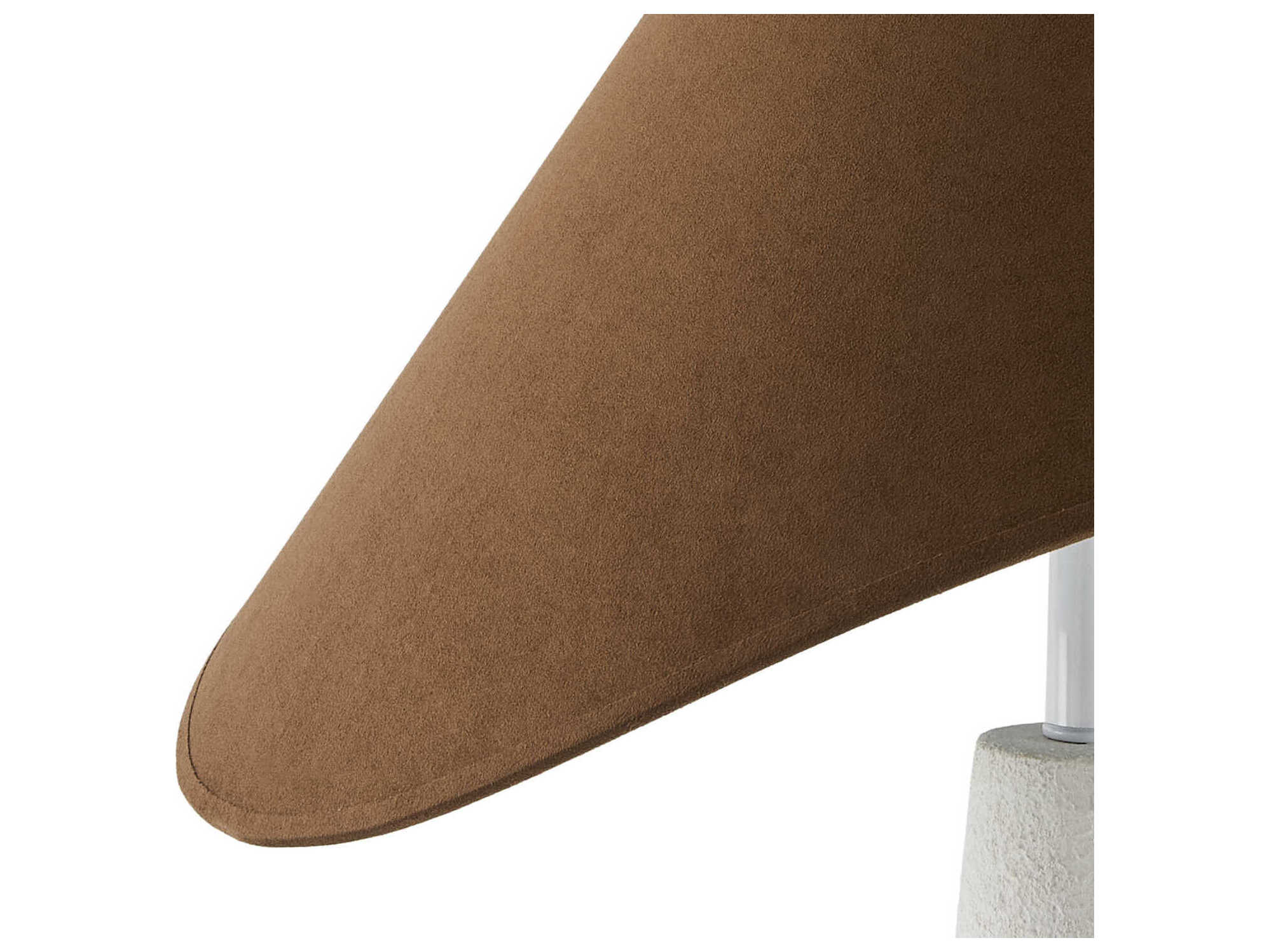 Surya Apuila White Tan Polyester Buffet Lamp