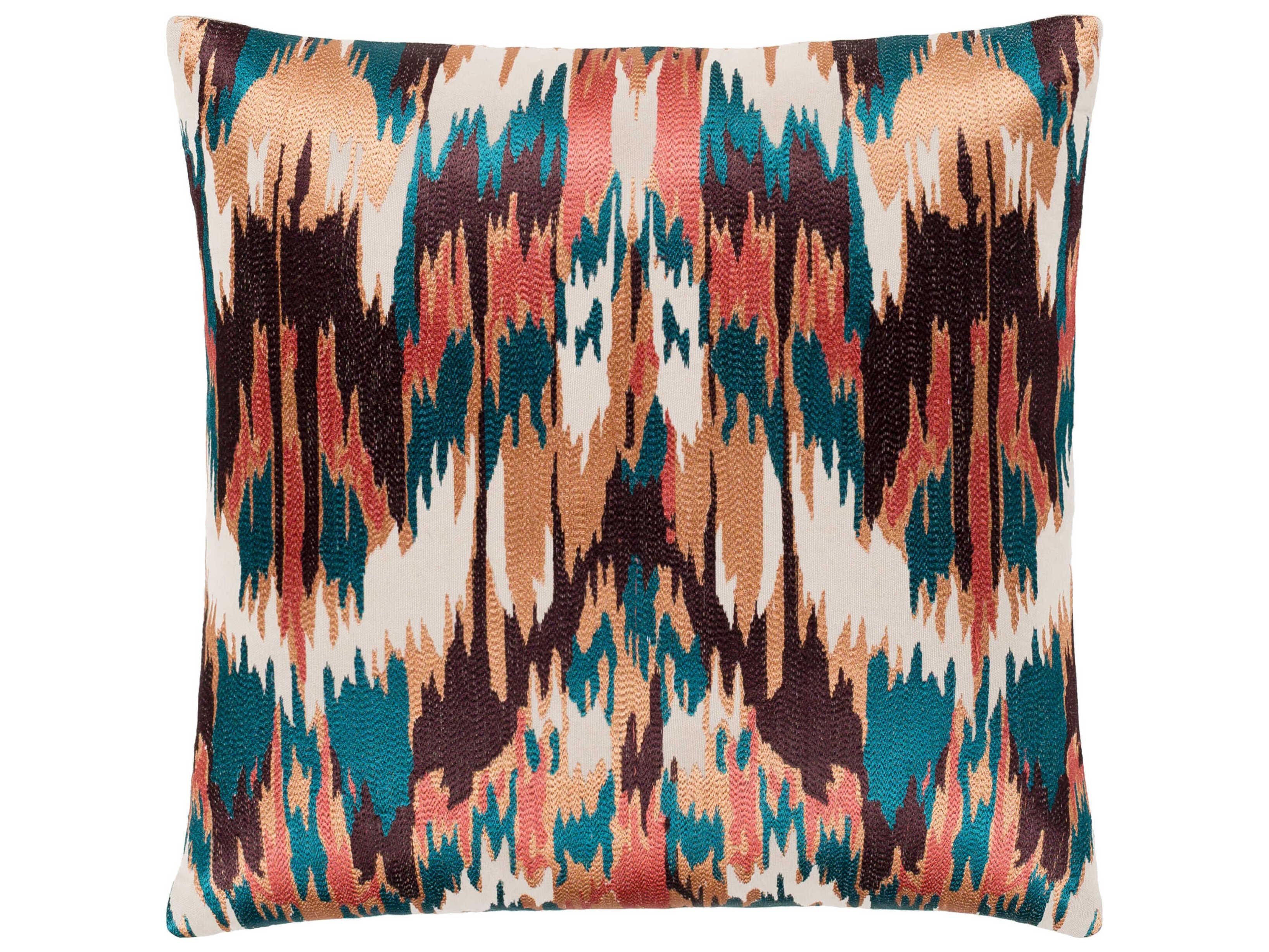 Surya Ara Dark Brown Pillow