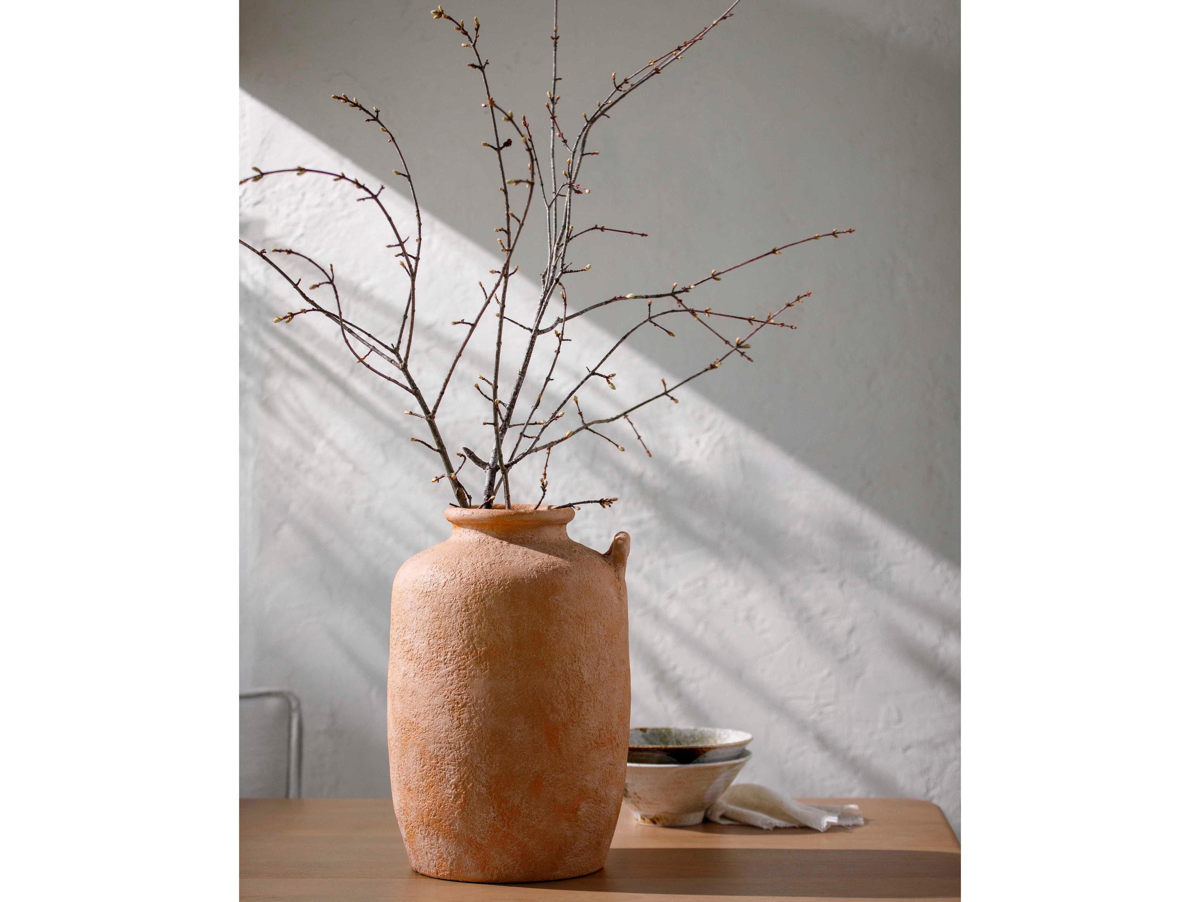 Surya Artefact Terracotta Vase