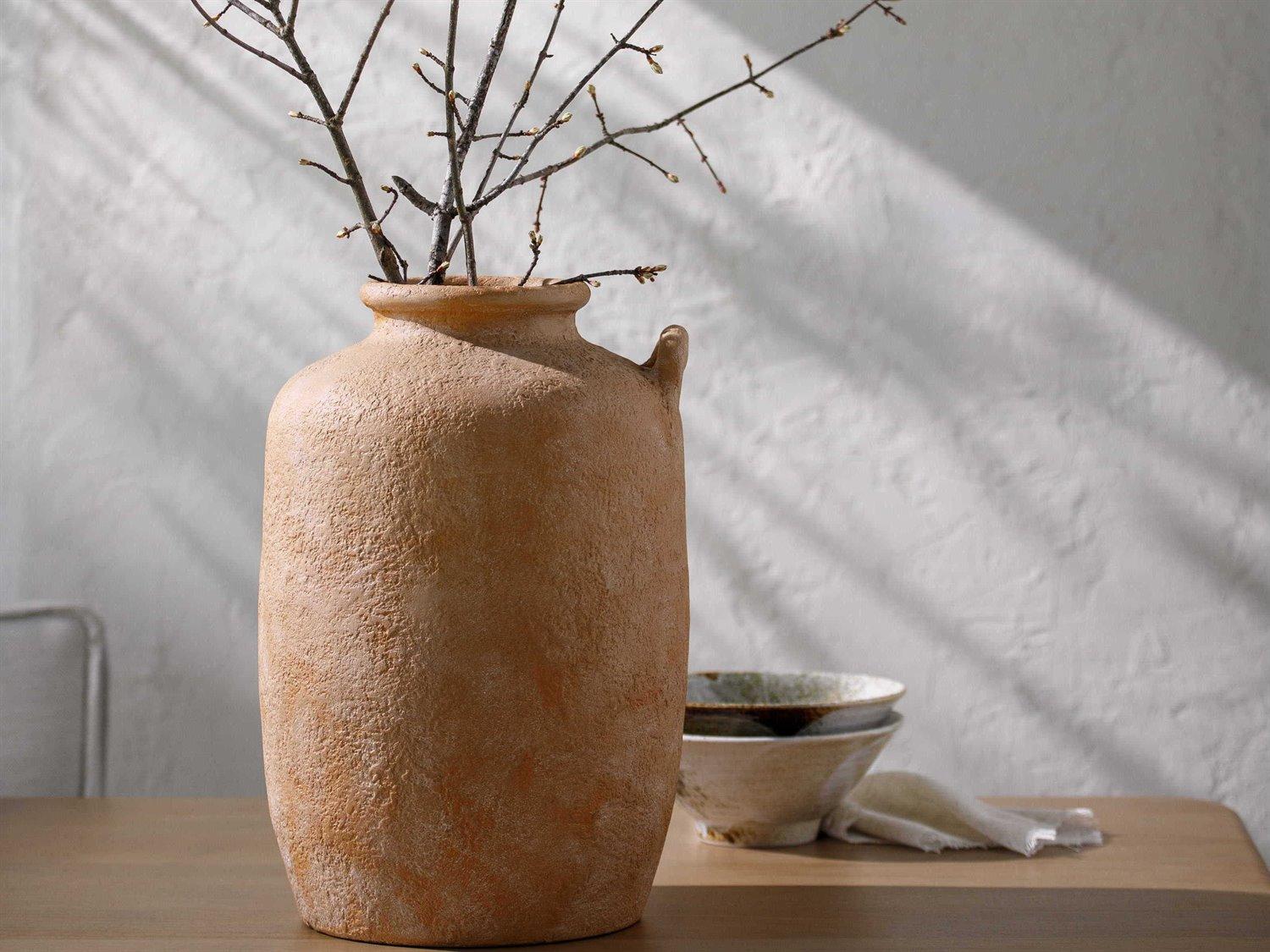 Surya Artefact Terracotta Vase