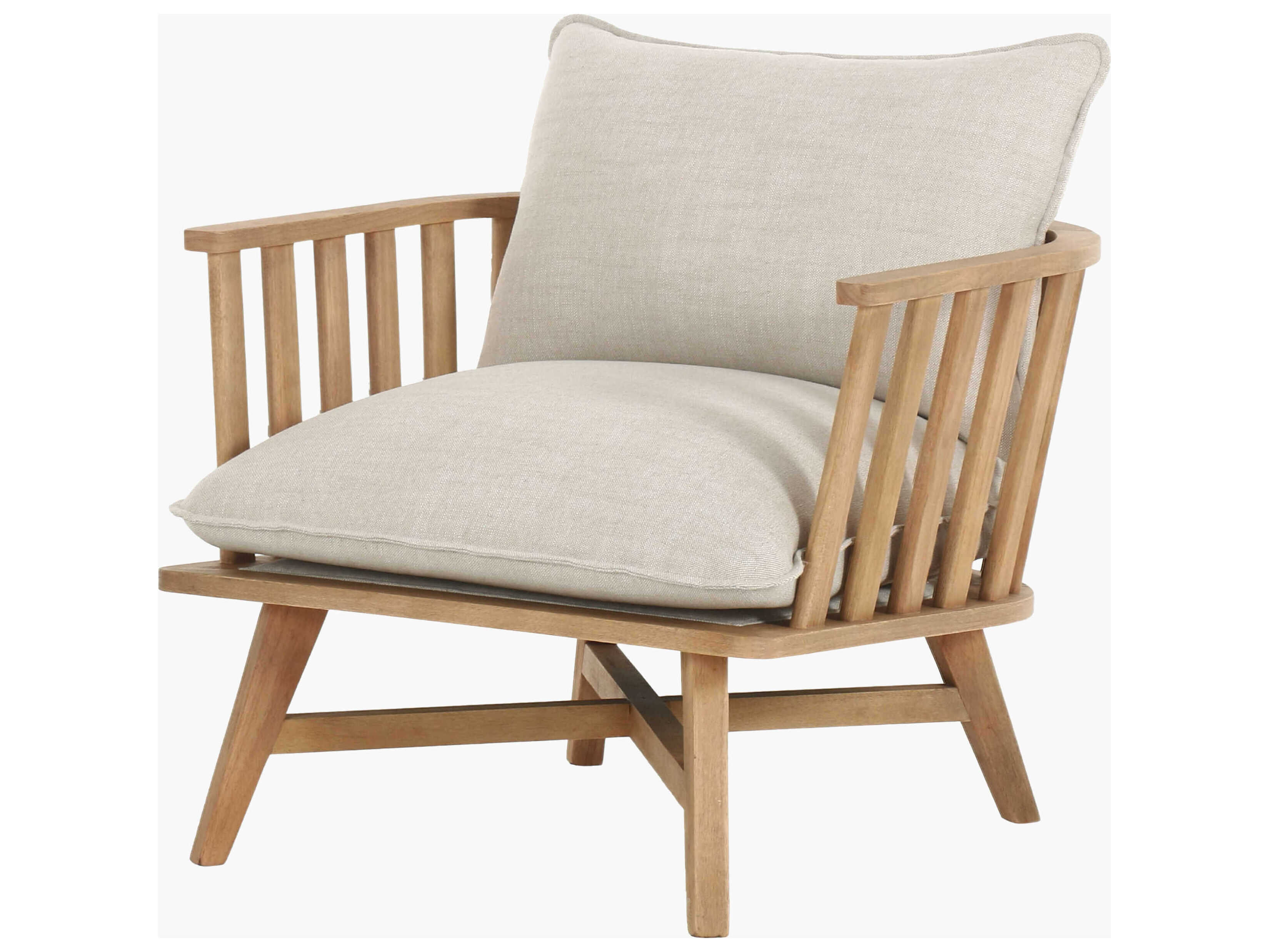Surya Arco Beige Accent Chair
