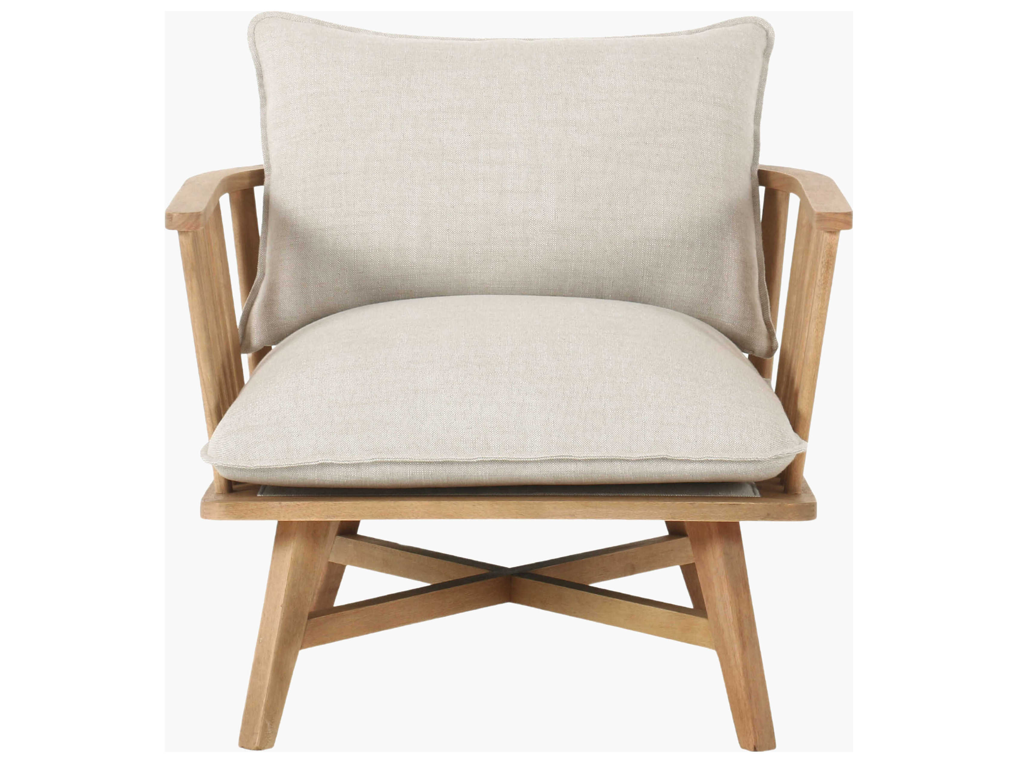Surya Arco Beige Accent Chair