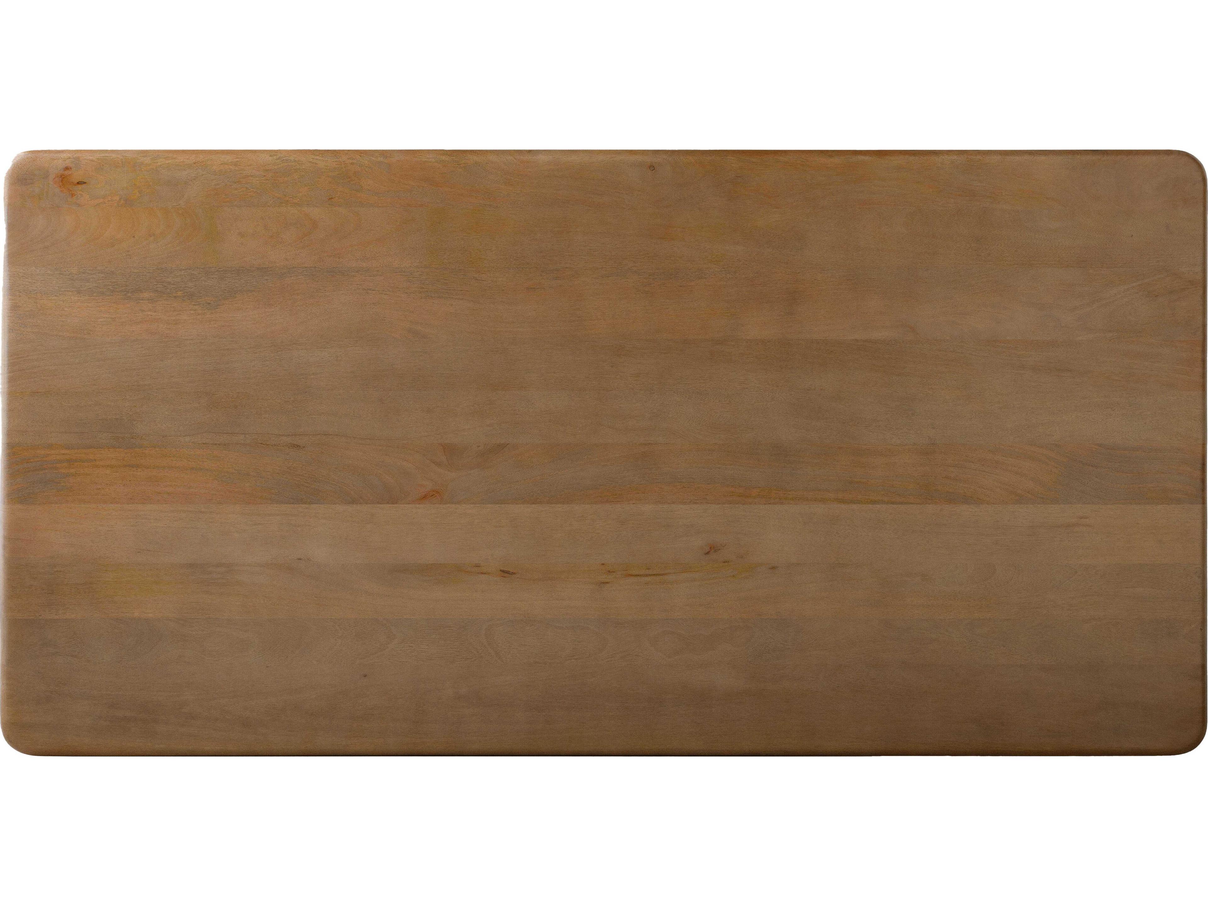 Surya Arland Rectangular Wood Brown Dining Table