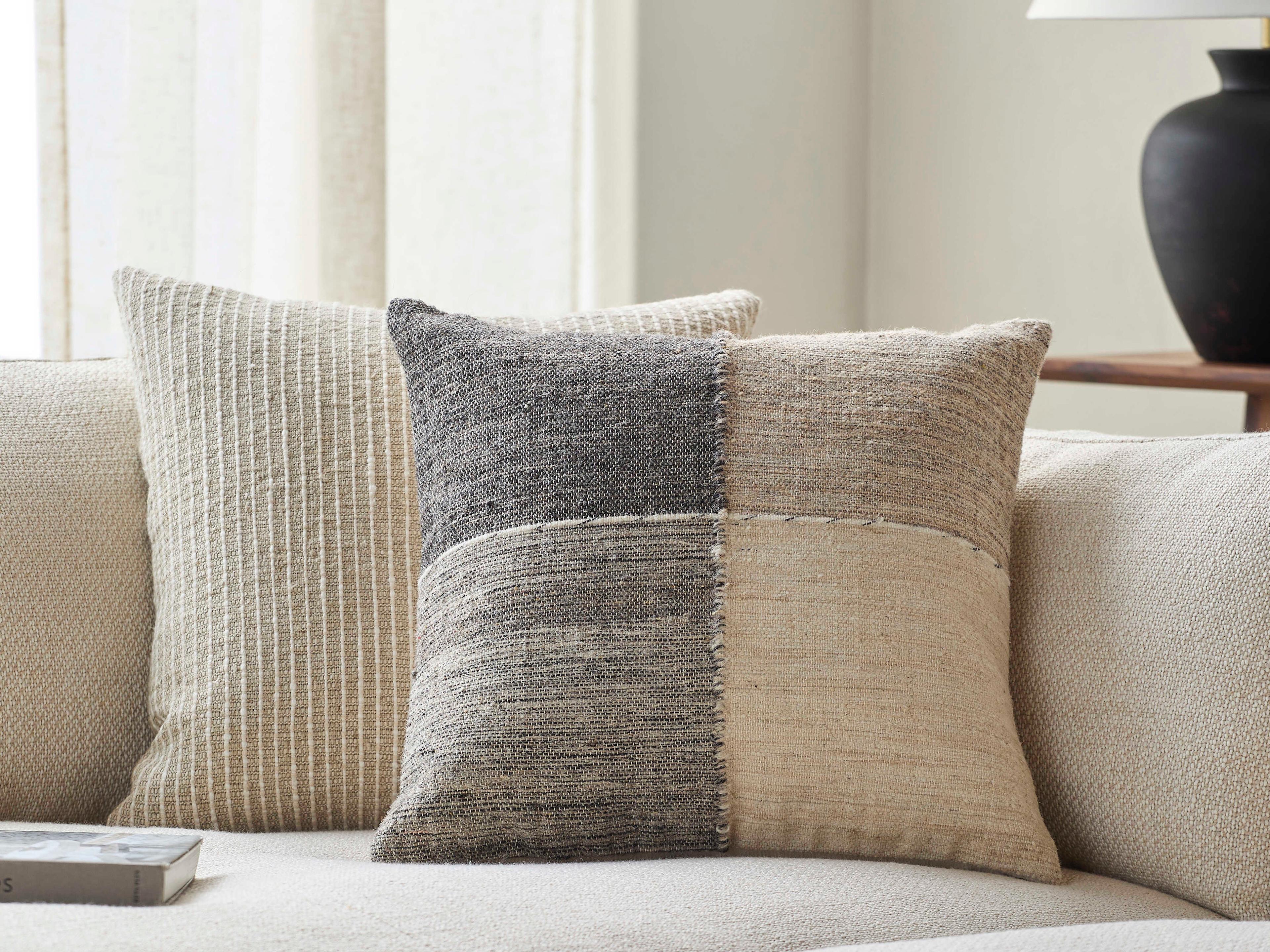 Surya Bartram Cream Pillow