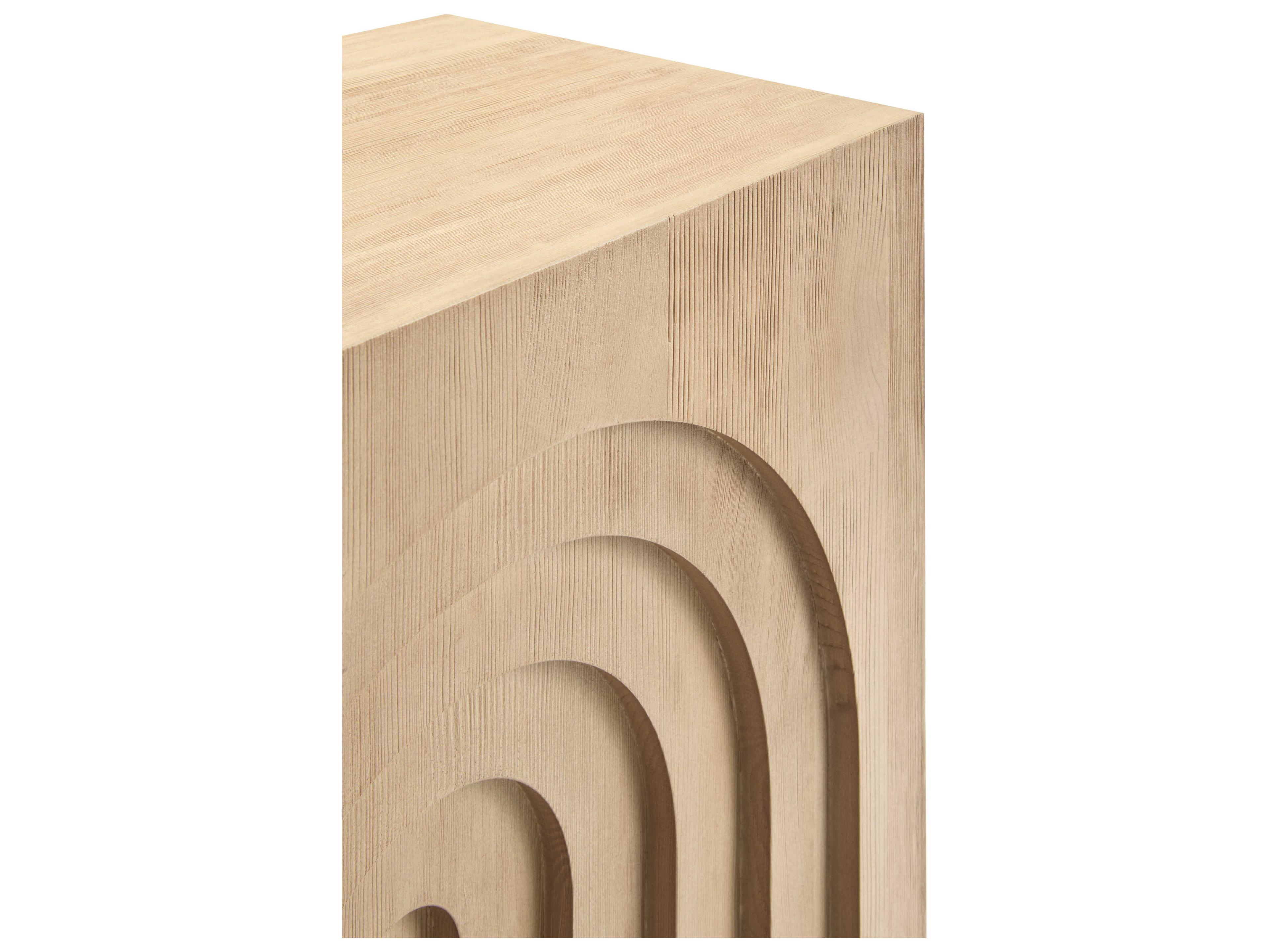 Surya Arwyn Square Wood Brown End Table