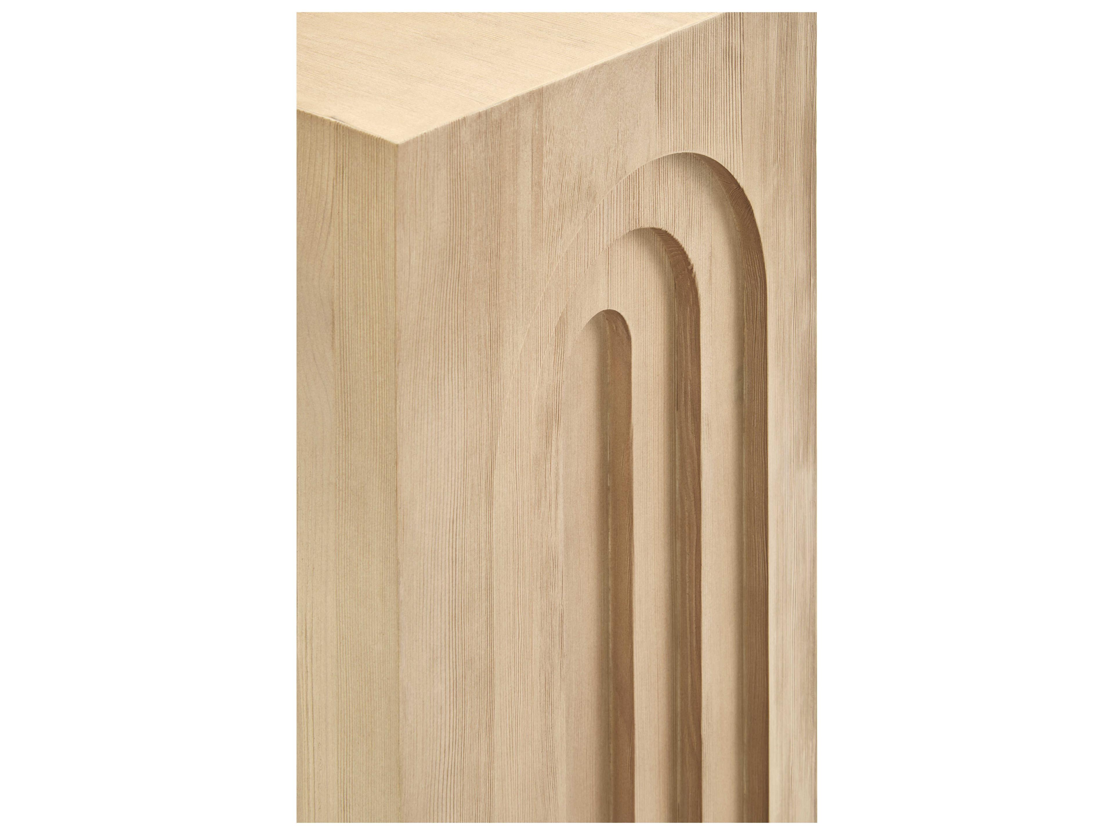 Surya Arwyn Rectangular Wood Brown Console Table