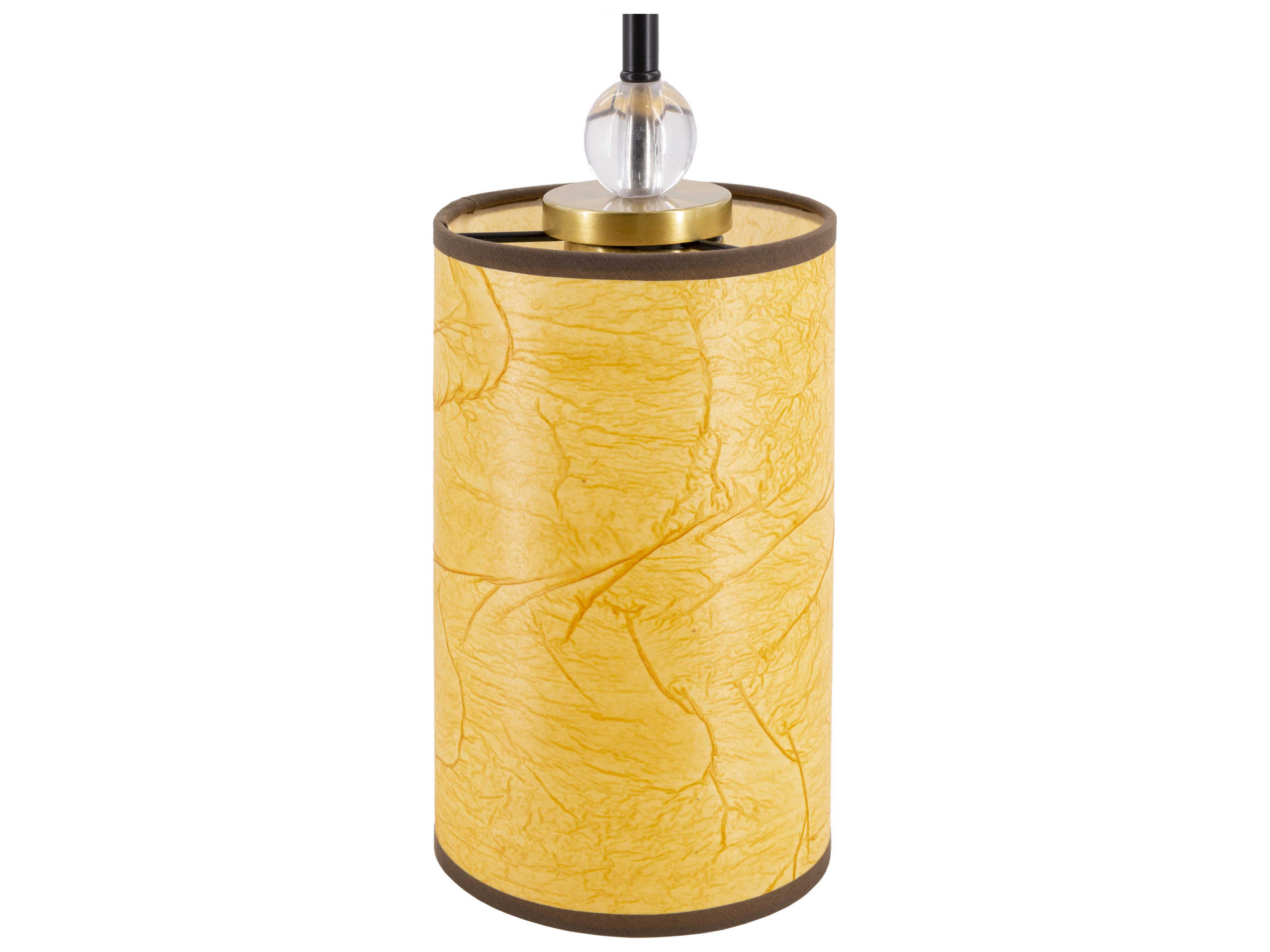 Surya Aubrielle 1-Light Camel Yellow Mini Pendant