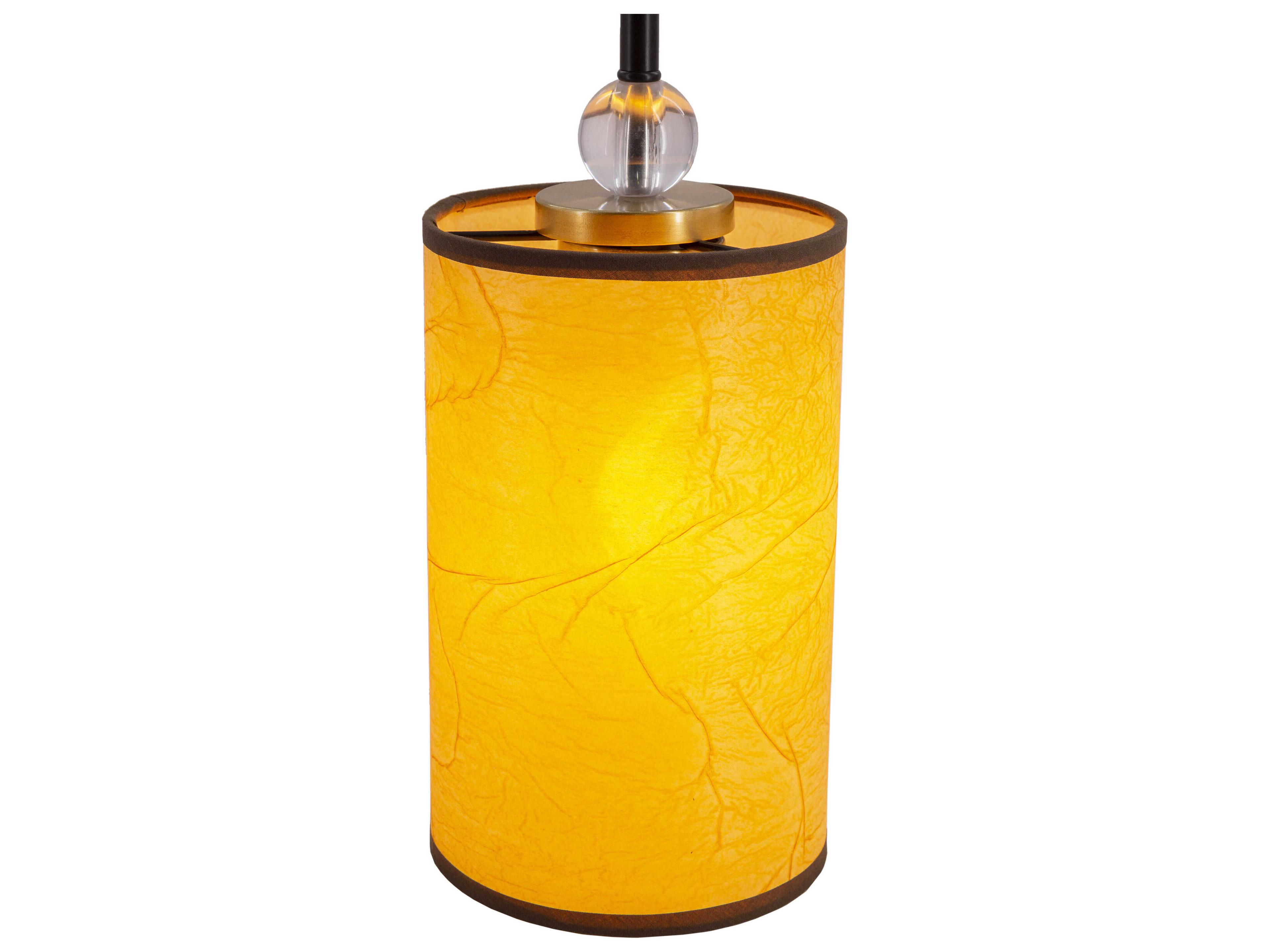 Surya Aubrielle 1-Light Camel Yellow Mini Pendant