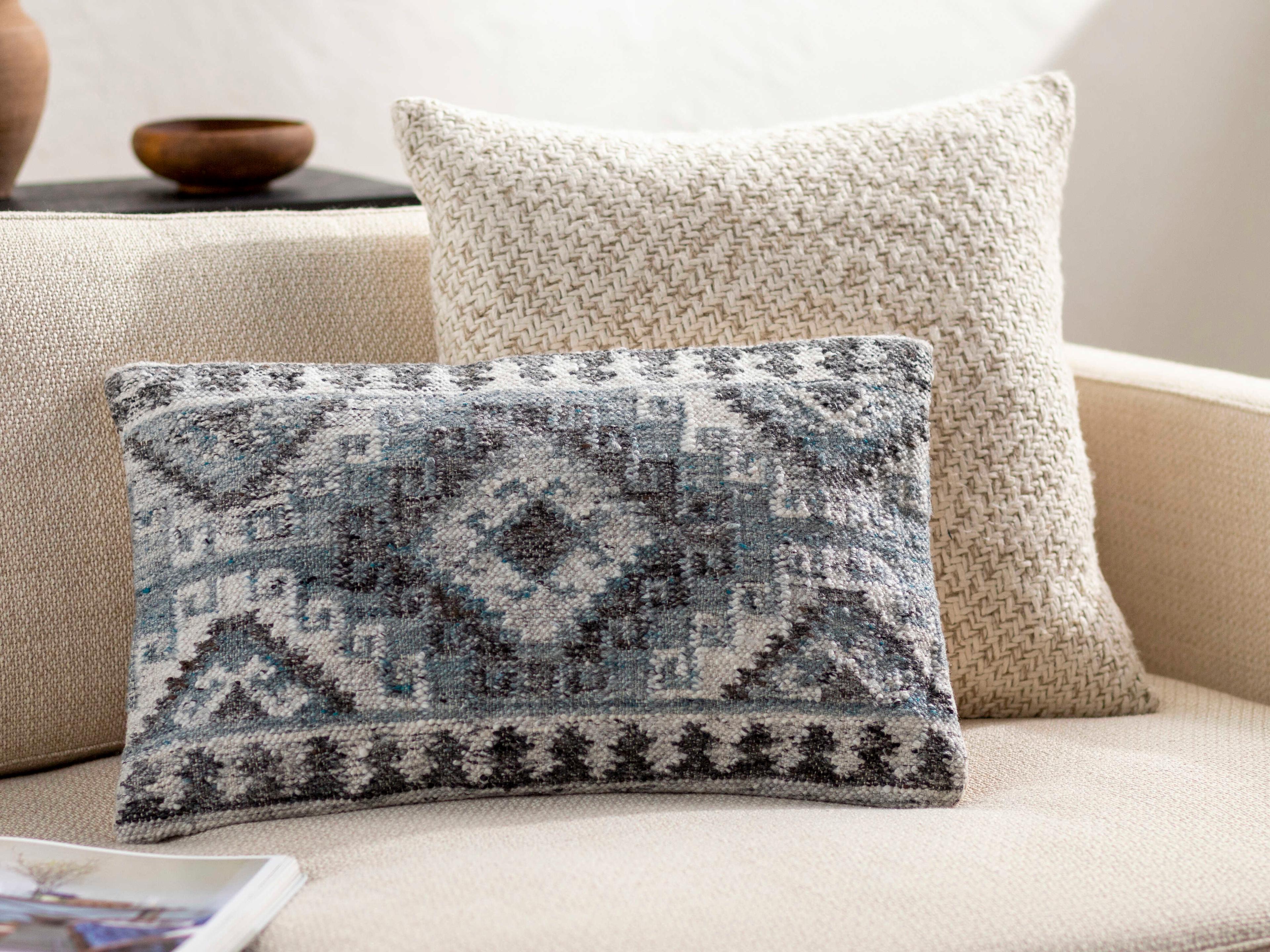 Surya Alyssa Gray Pillow