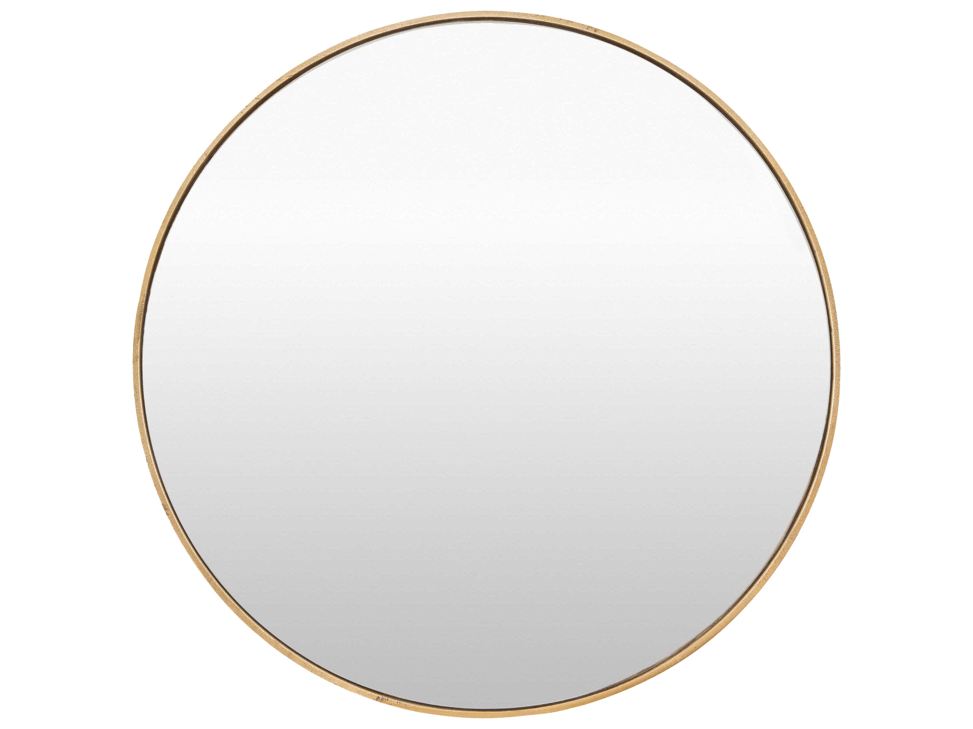 Surya Bahia Gold Round Wall Mirror