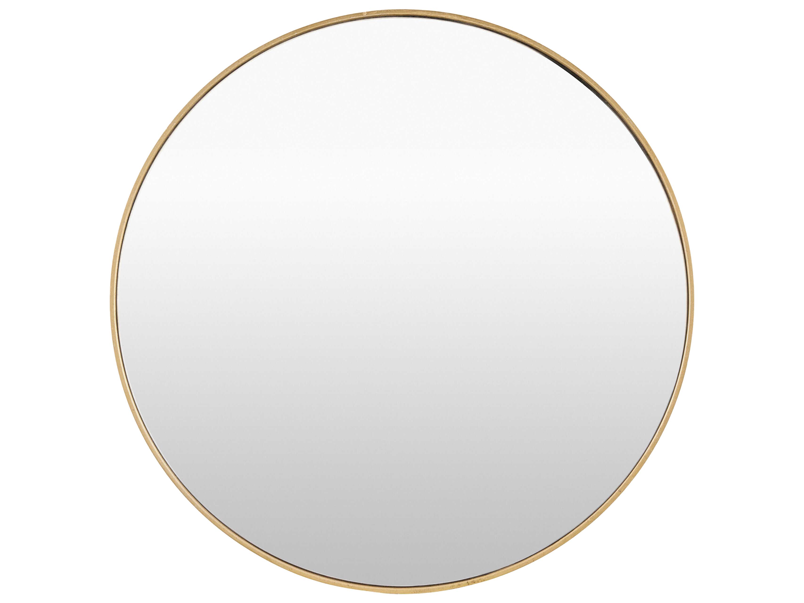 Surya Bahia Gold Round Wall Mirror