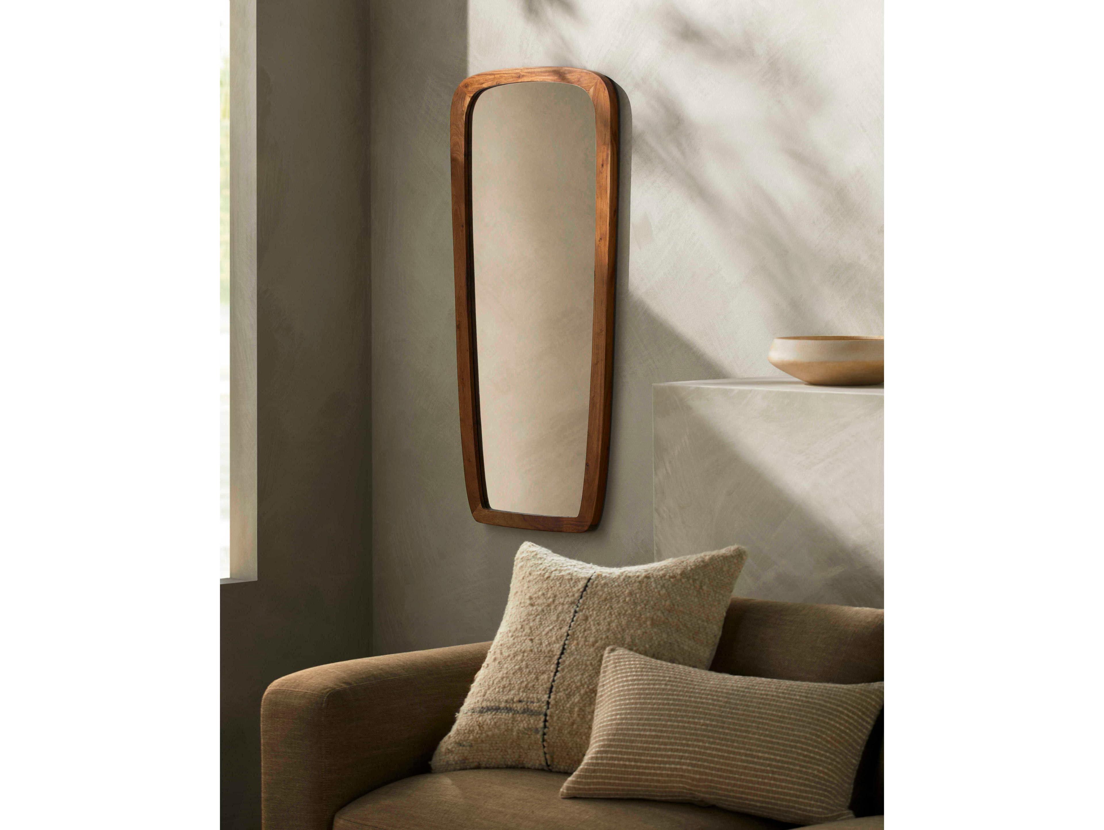 Surya Broome Brown Wall Mirror