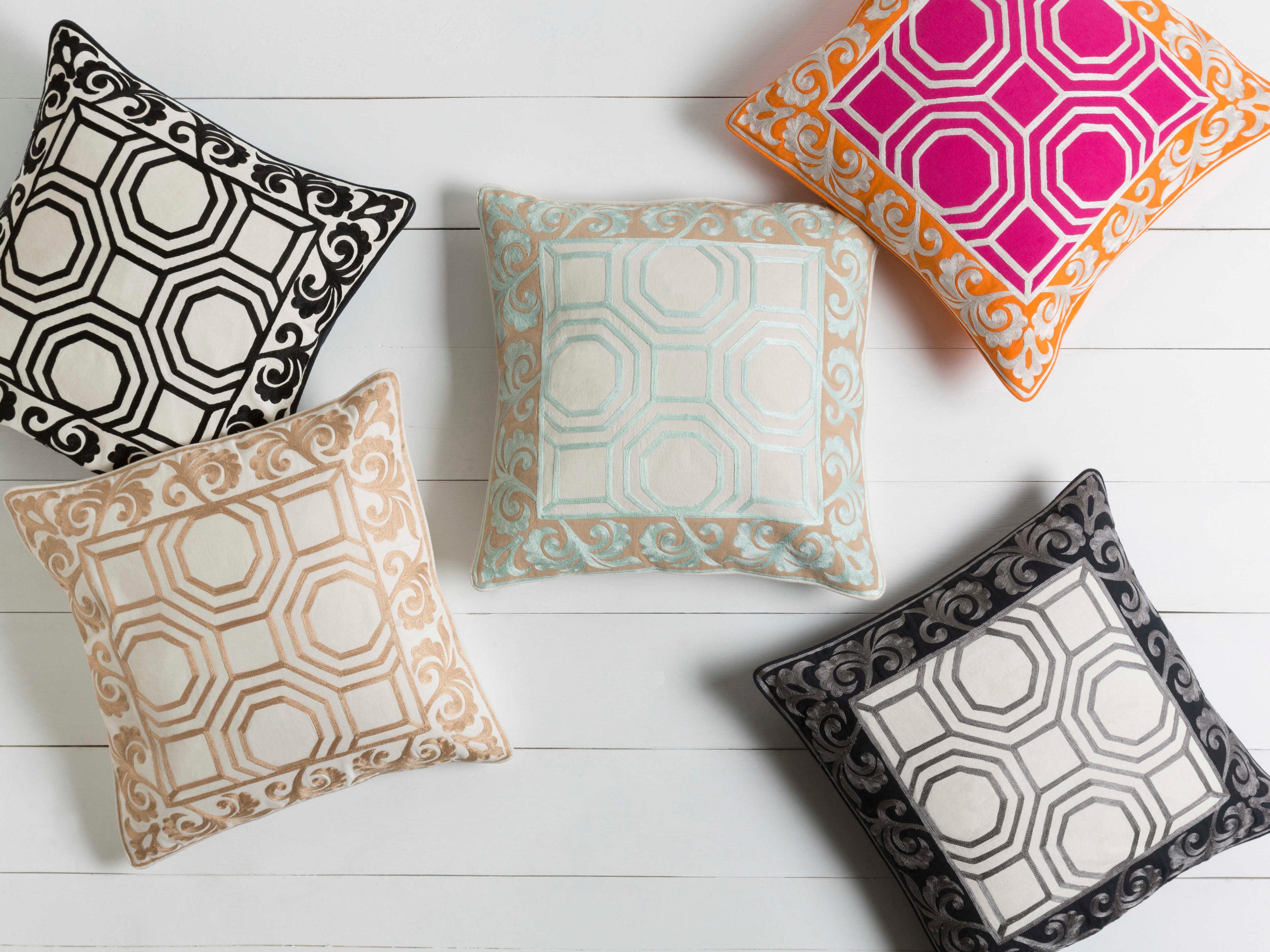 Surya Bel Ami Black Pillow