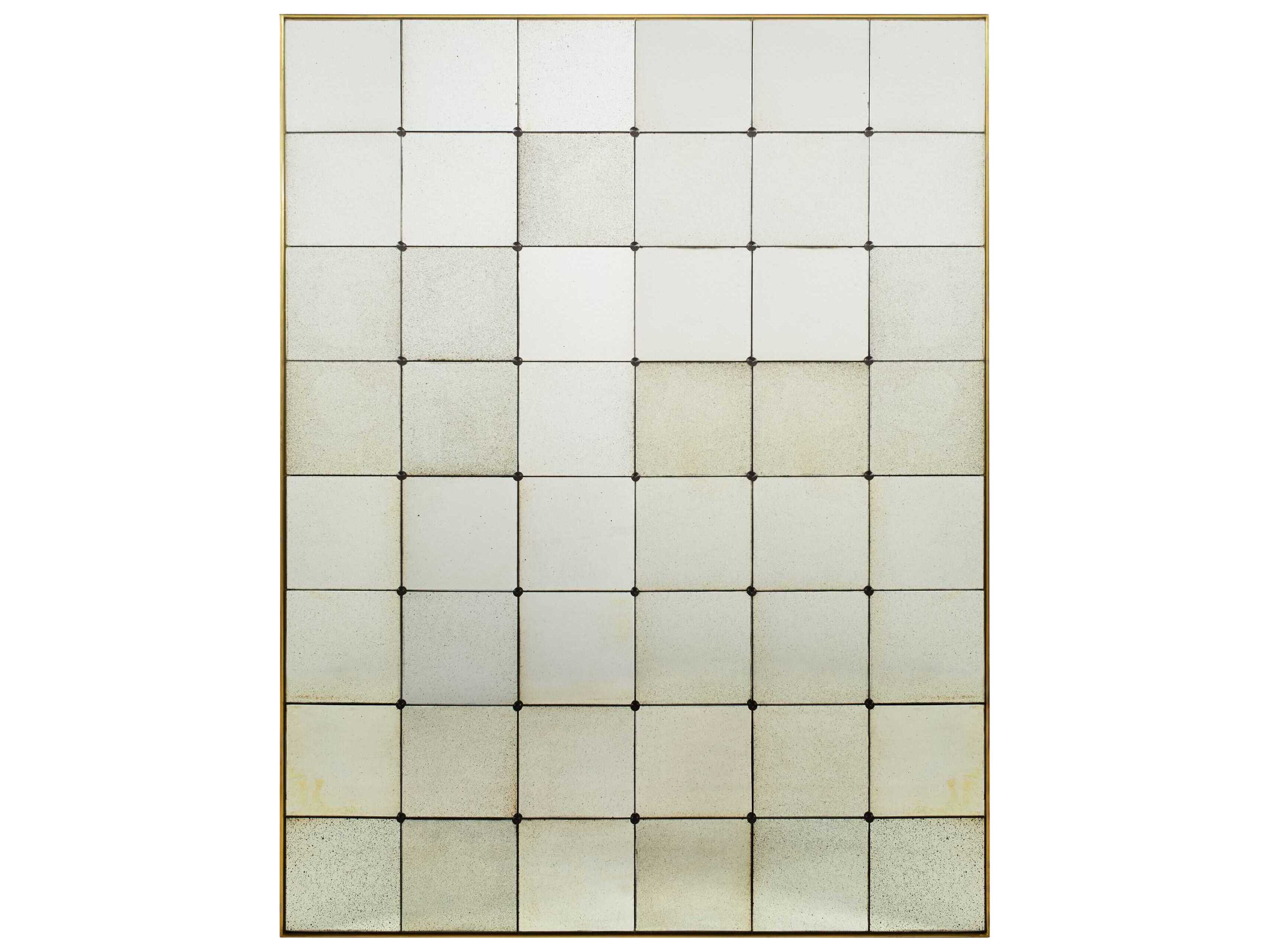 Surya Belleza Champagne Rectangular Antique Mirror