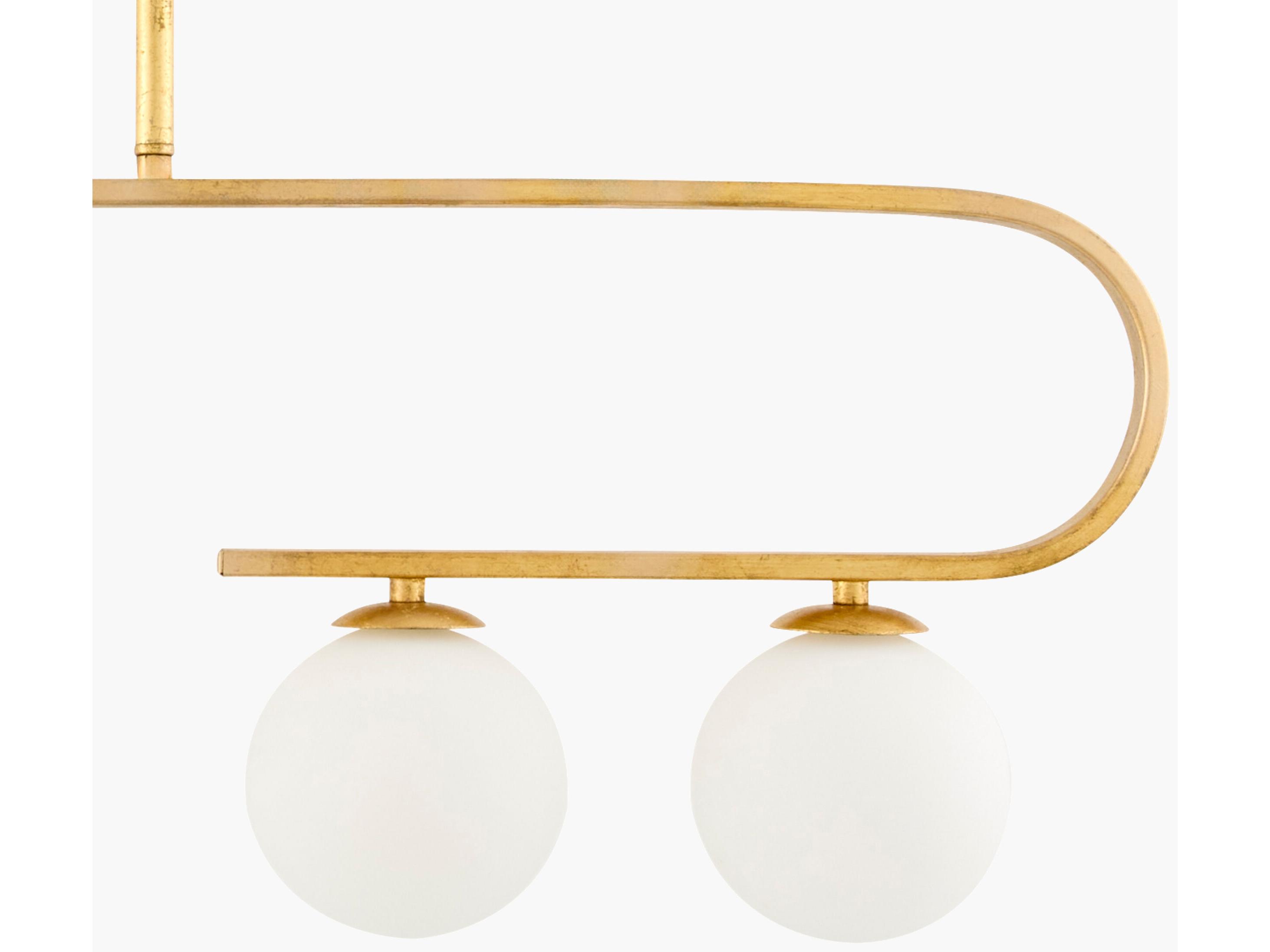 Surya Bernay 5-Light Gold Island Pendant