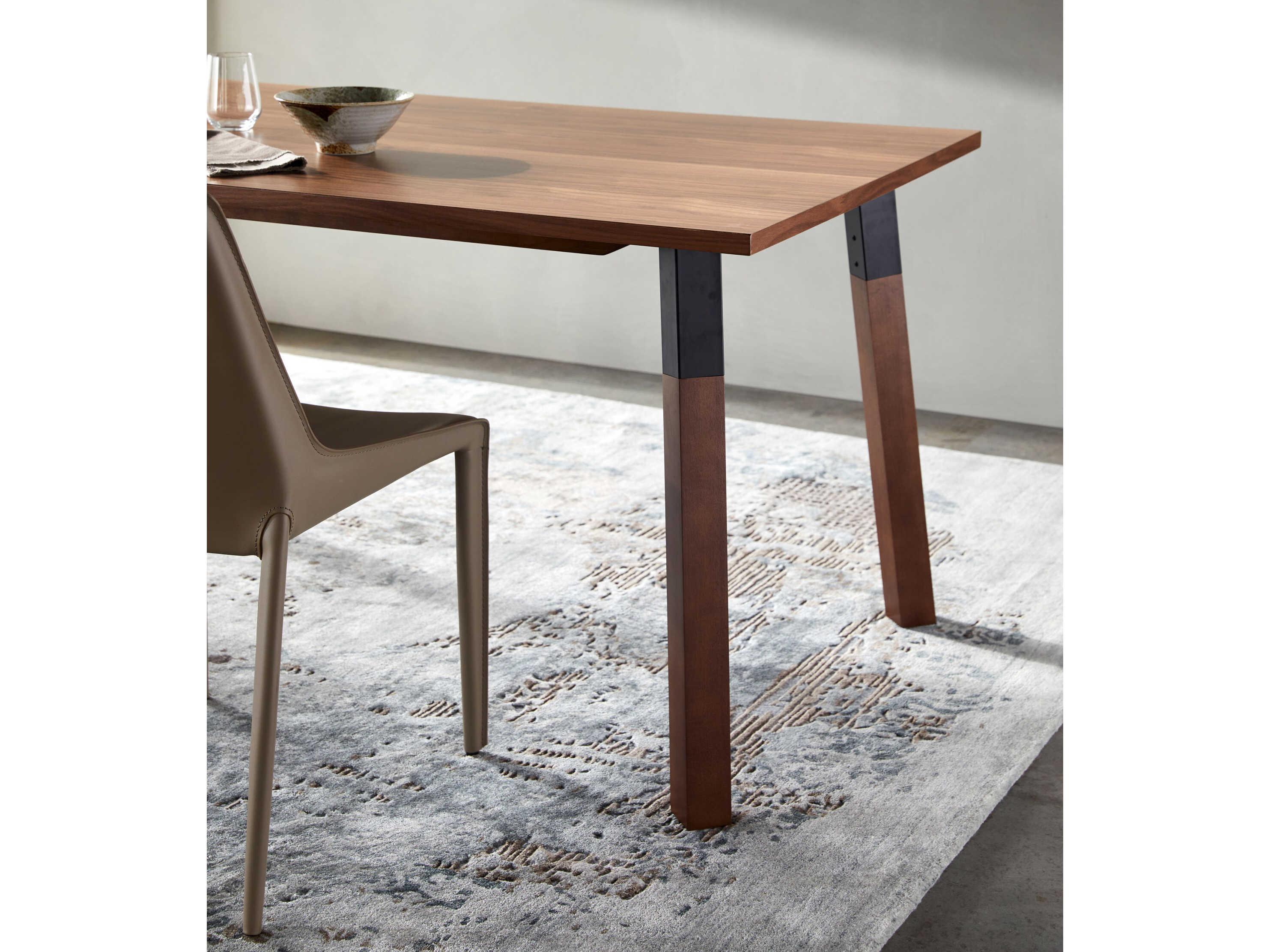 Surya Billings Rectangular Wood Dark Brown Dining Table